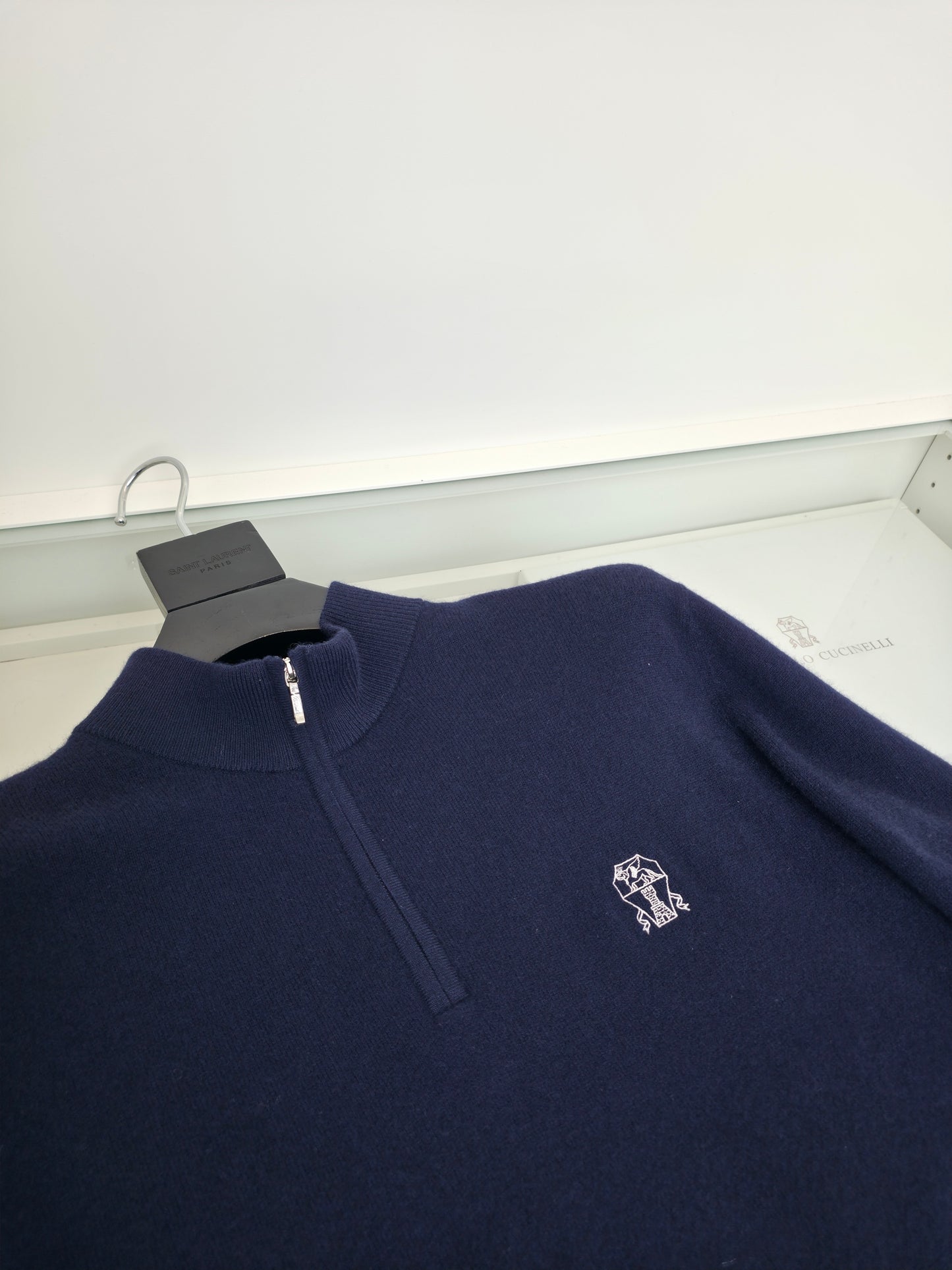 Dark Blue and Grey Jersey