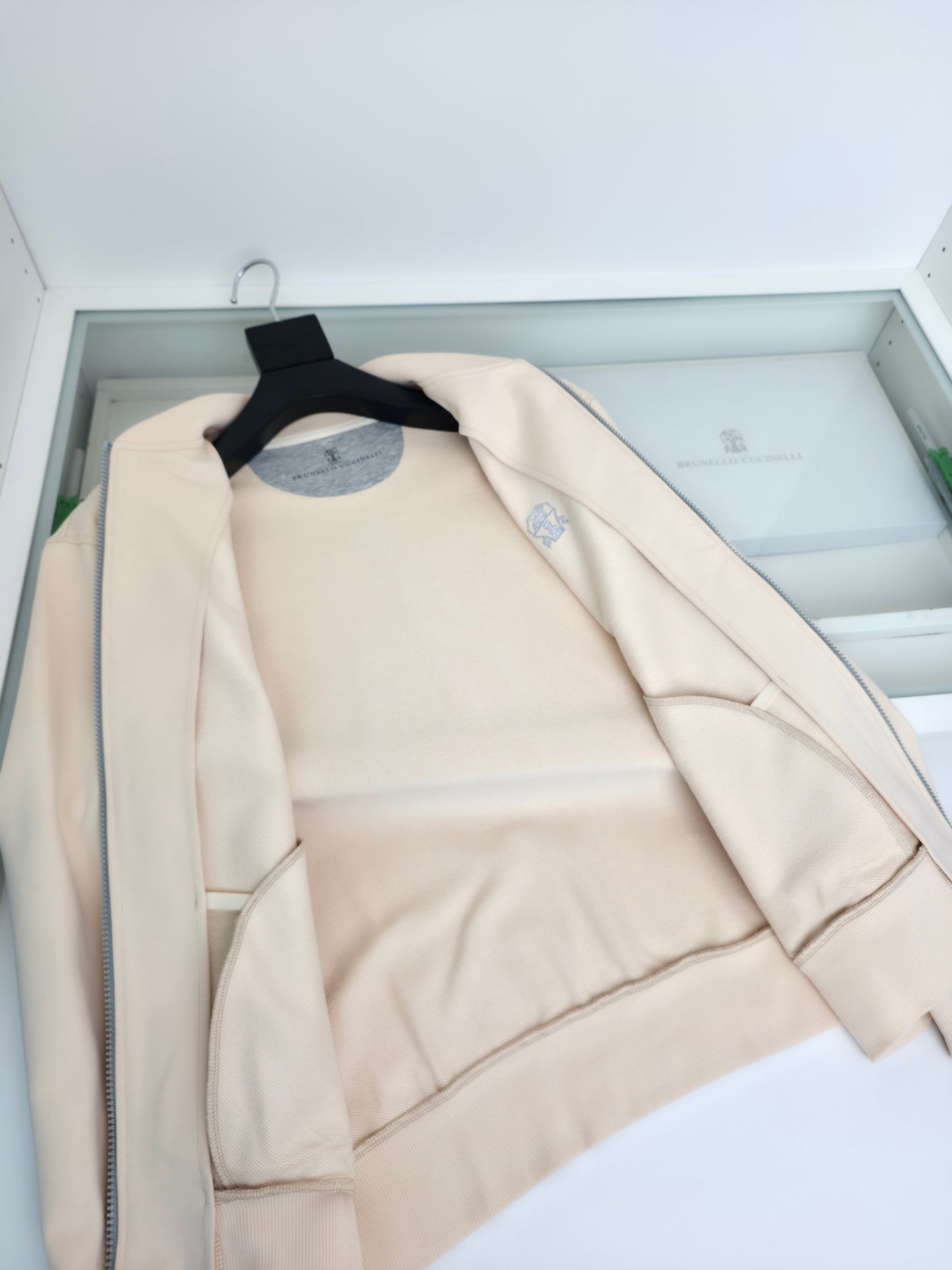 Black and Beige Jacket