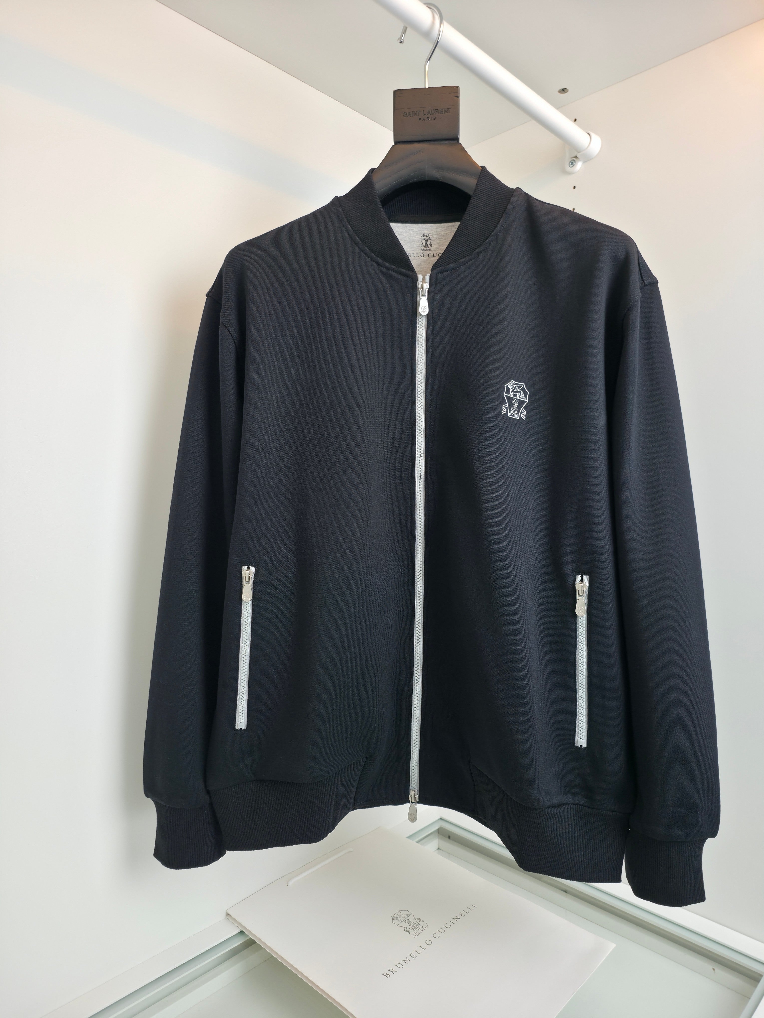 Black and Beige Jacket