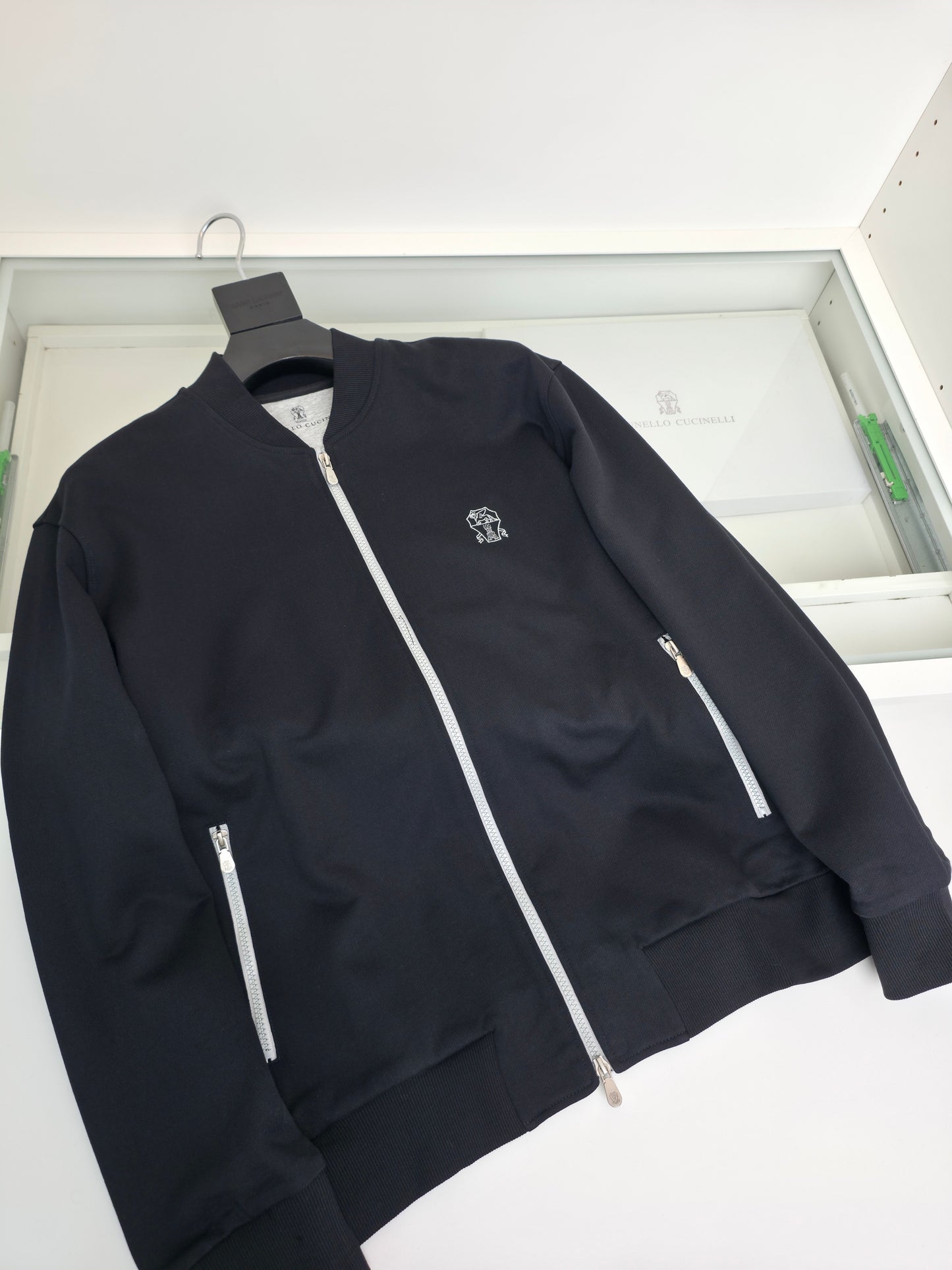 Black and Beige Jacket