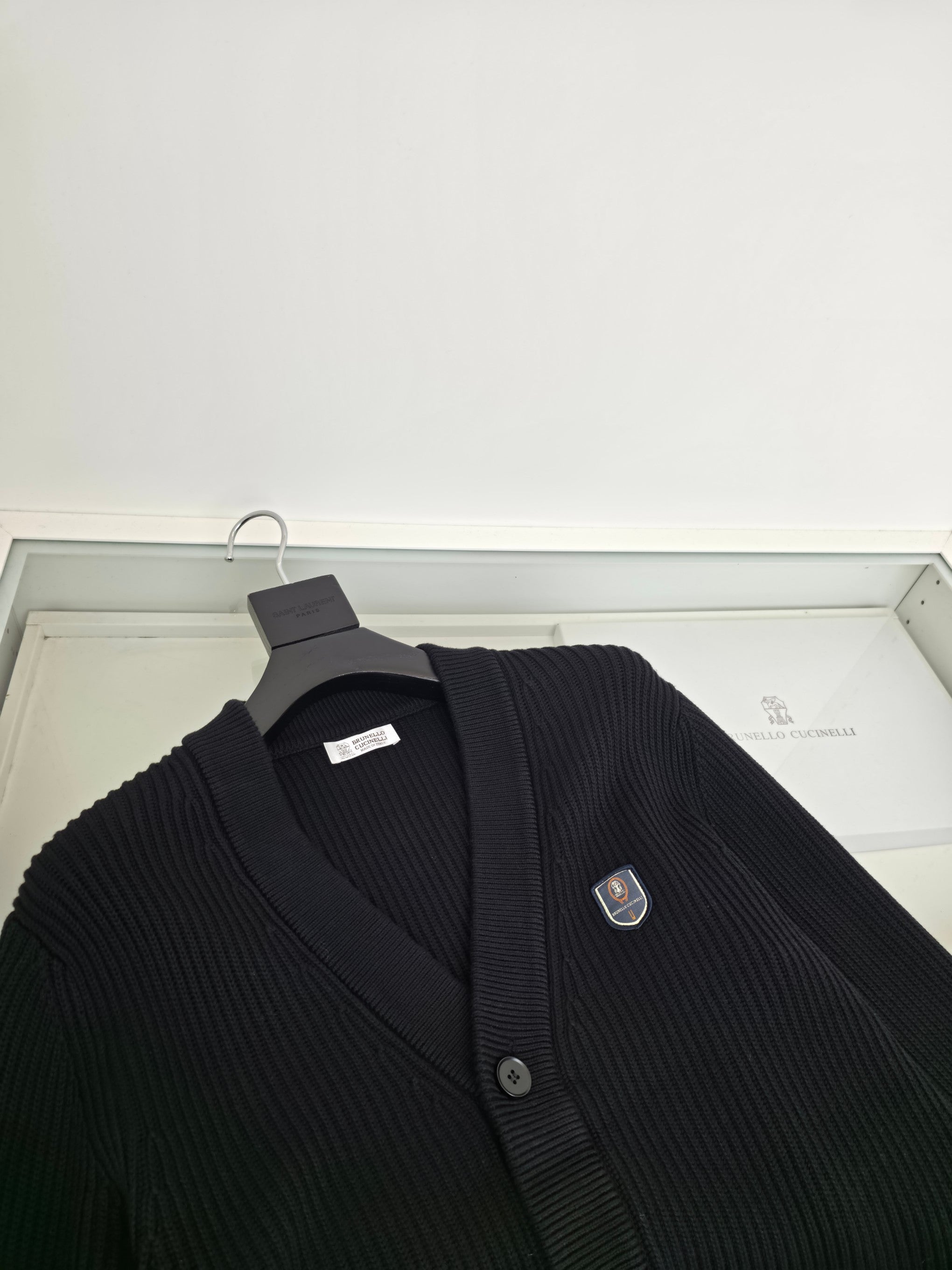 Black and Dark Blue Jacket