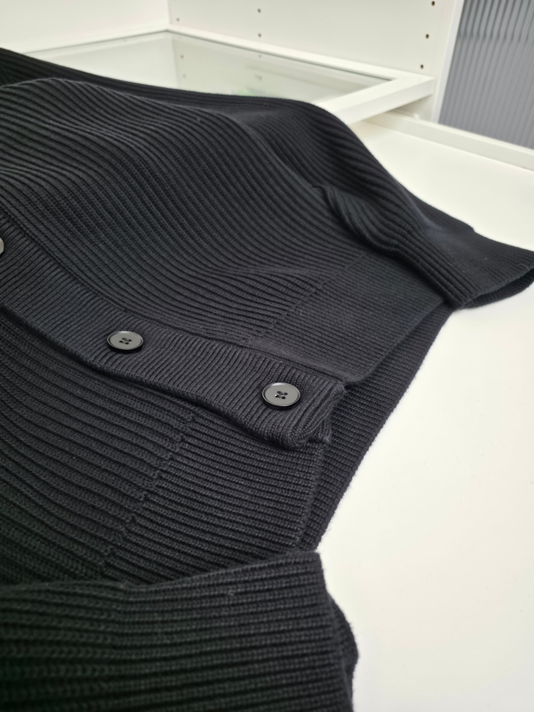 Black and Dark Blue Jacket