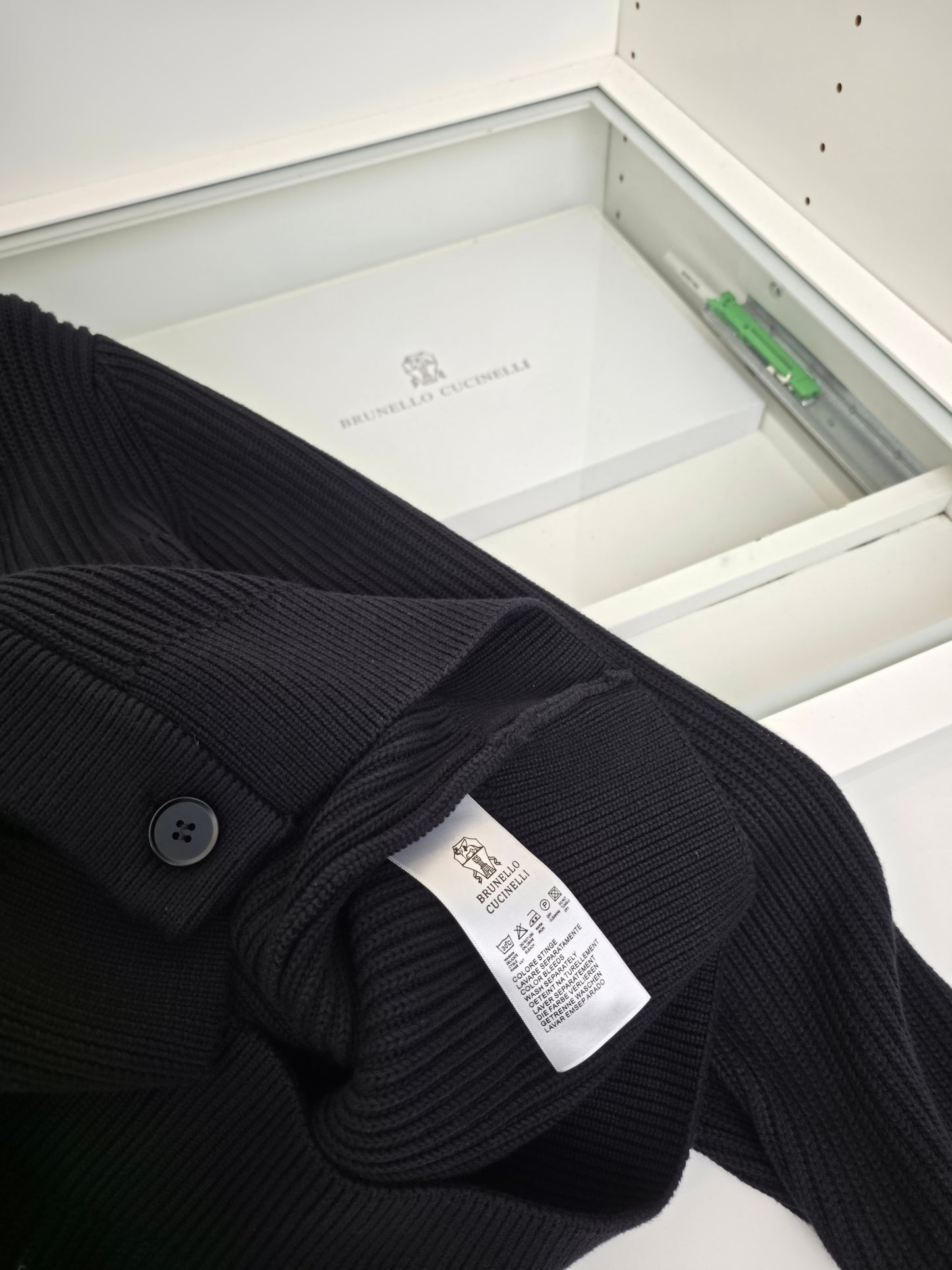 Black and Dark Blue Jacket