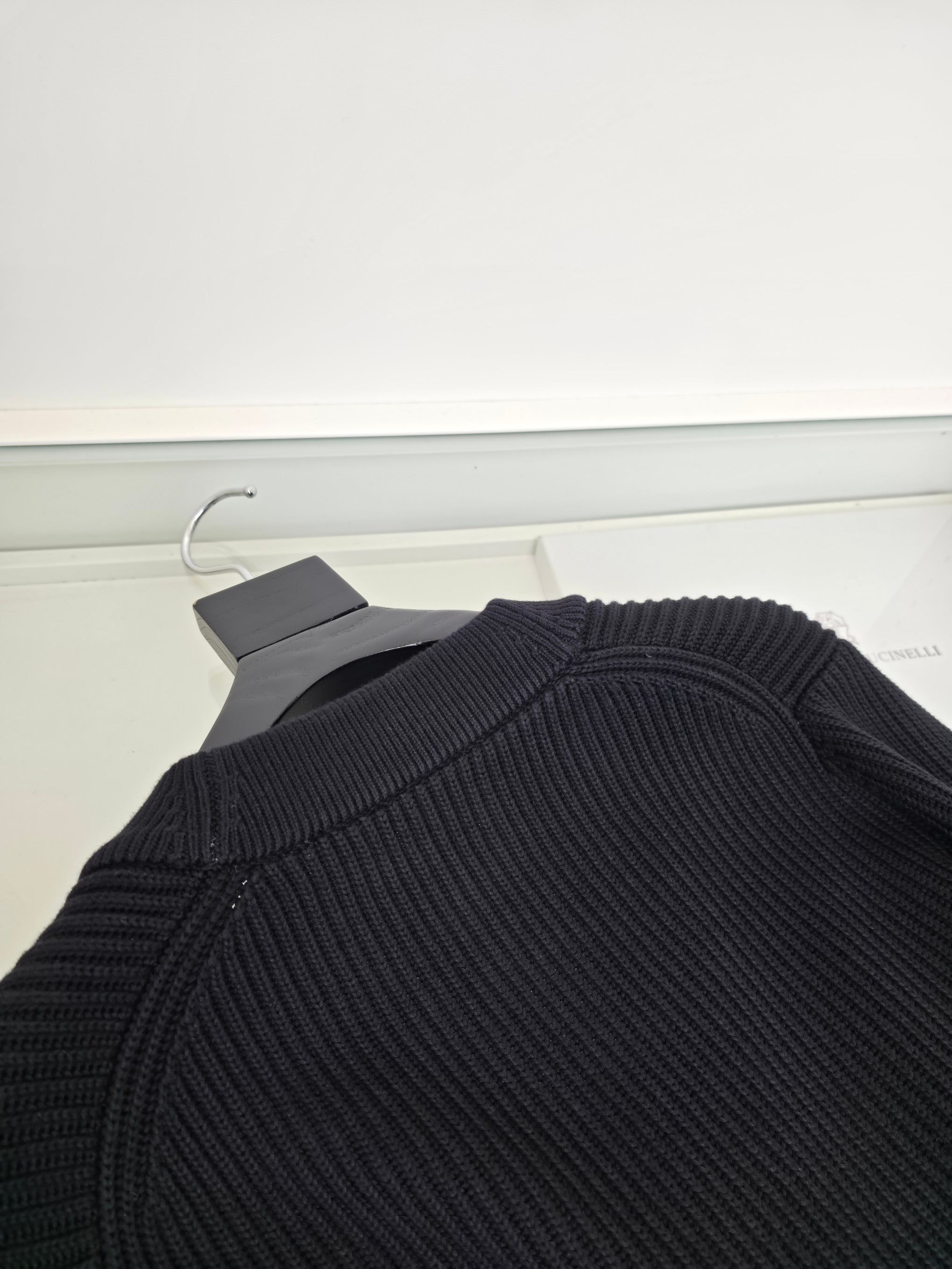 Black and Dark Blue Jacket