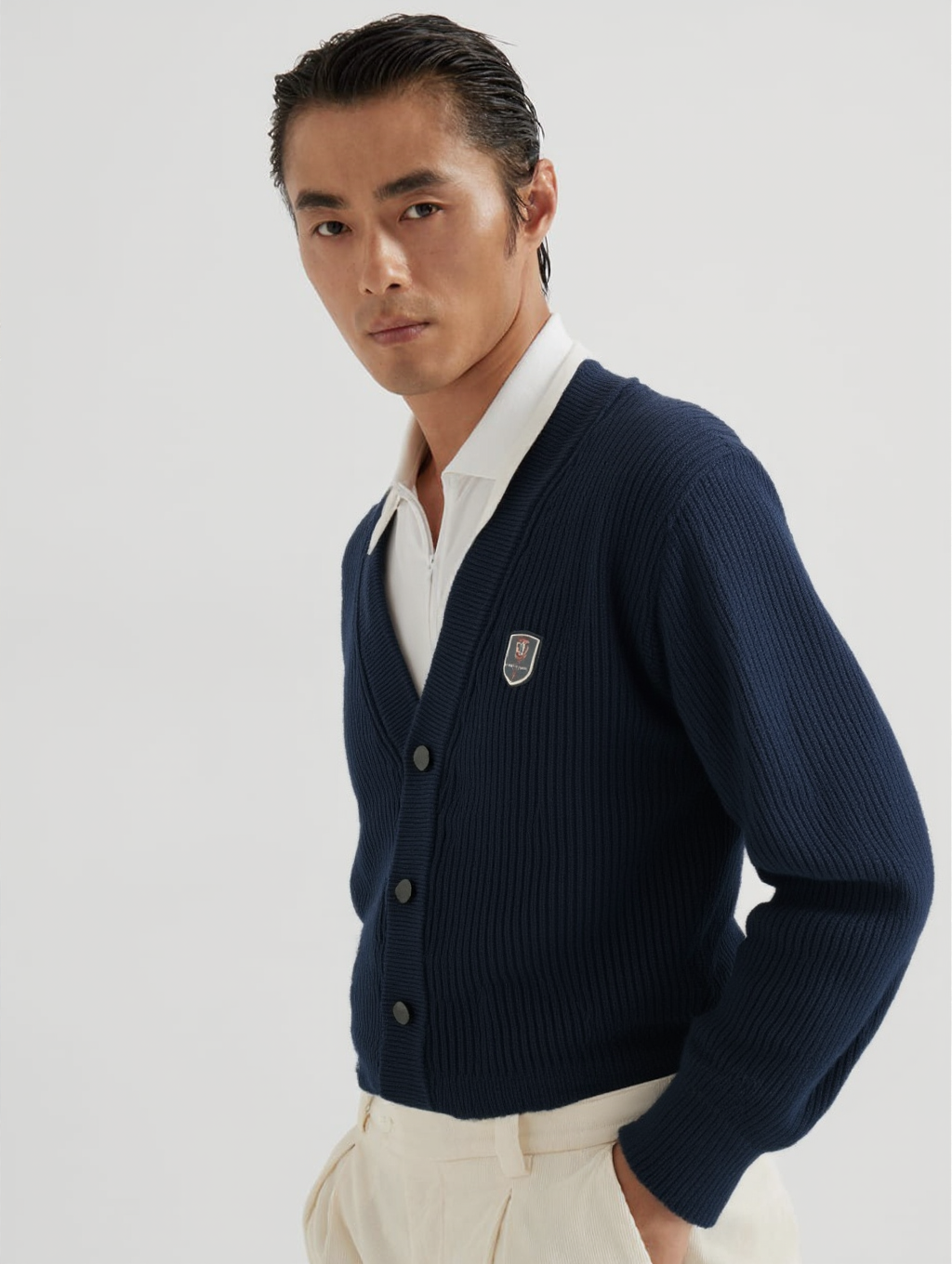 Black and Dark Blue Jacket