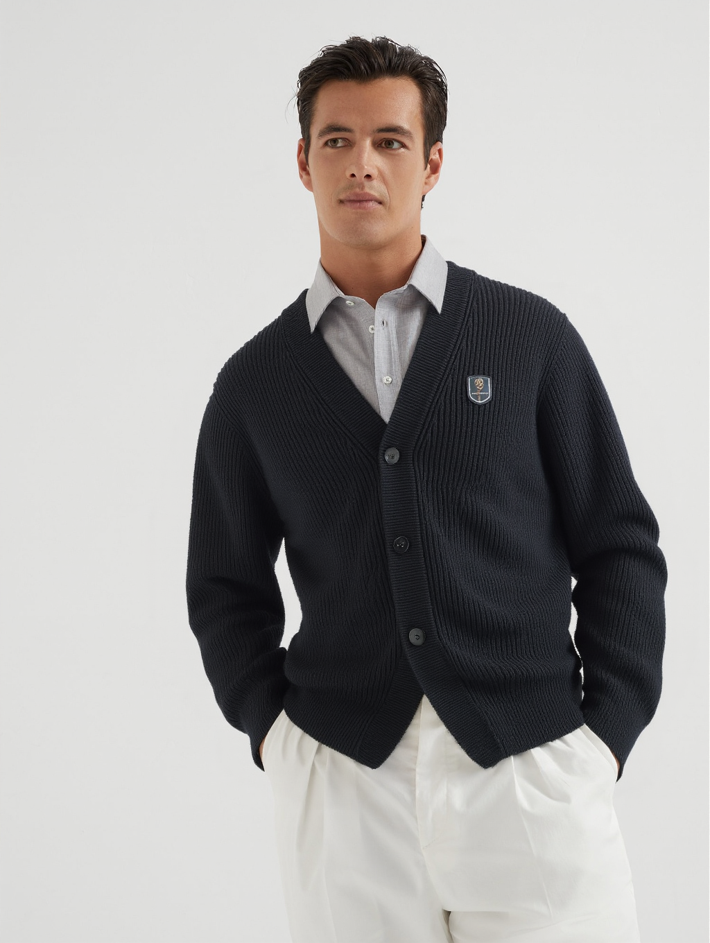 Black and Dark Blue Jacket