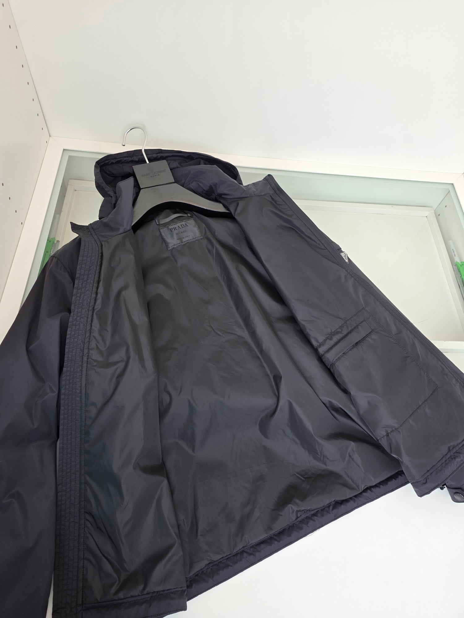 Black and Dark Blue Jacket