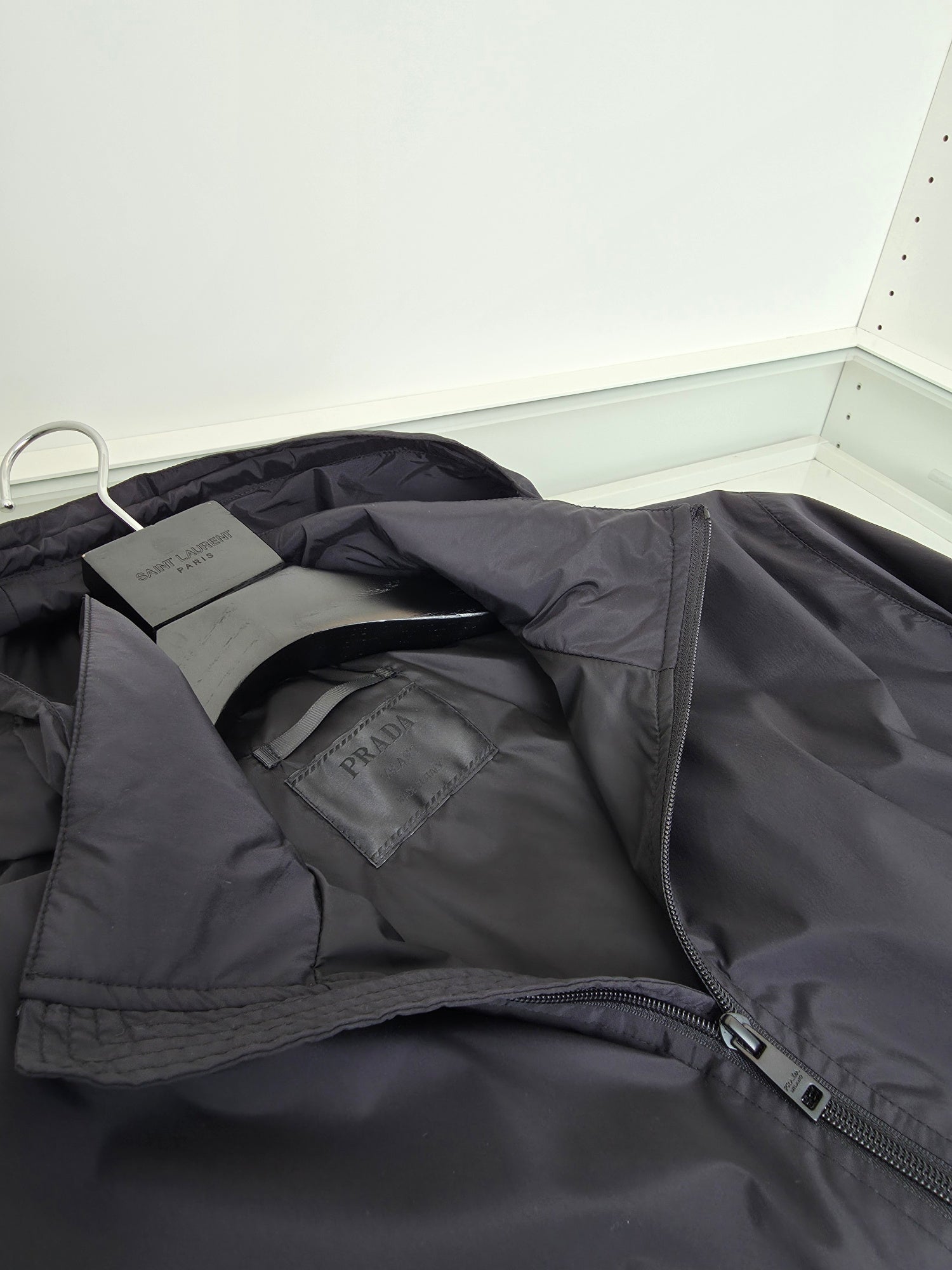 Black and Dark Blue Jacket