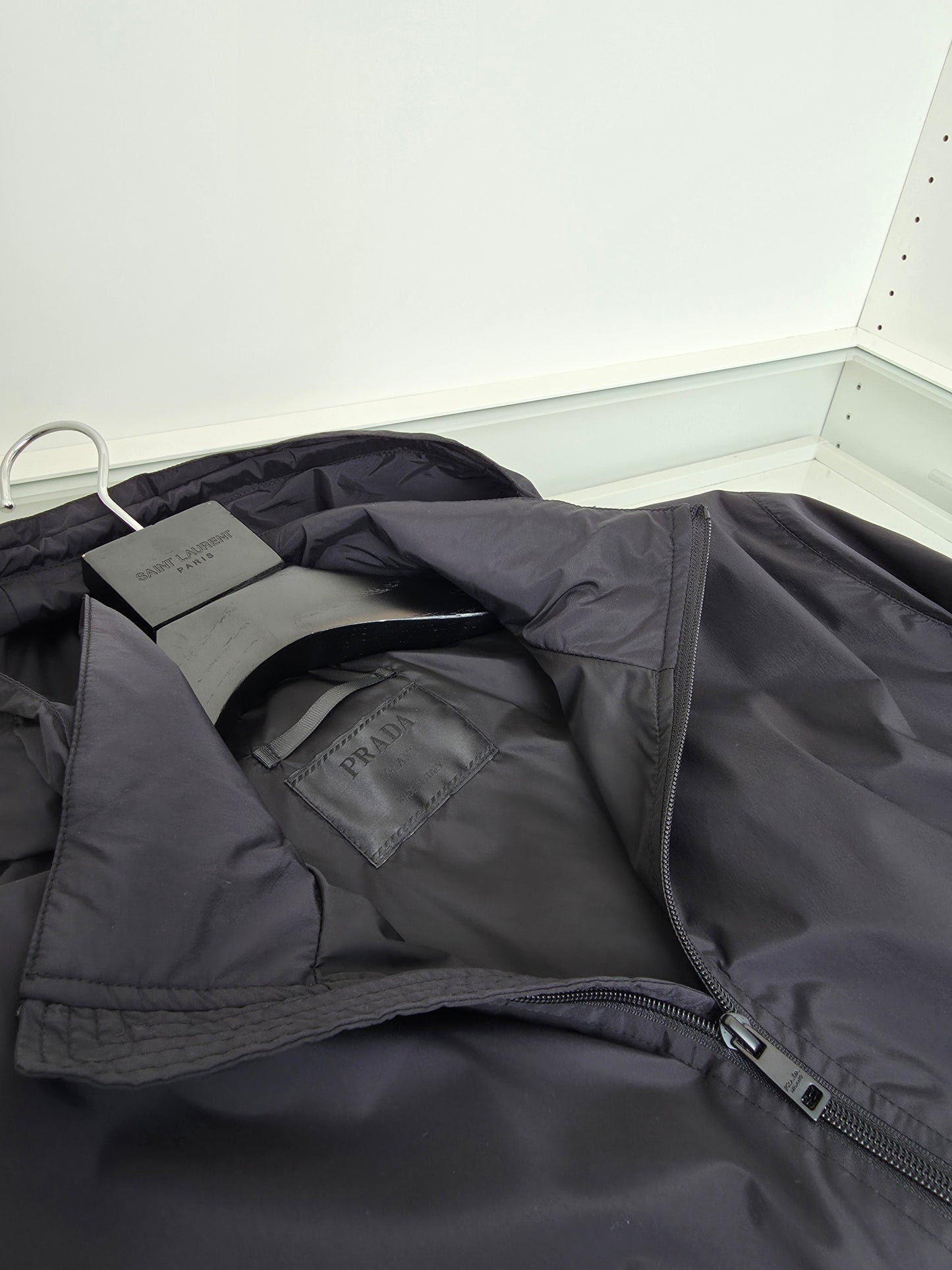 Black and Dark Blue Jacket