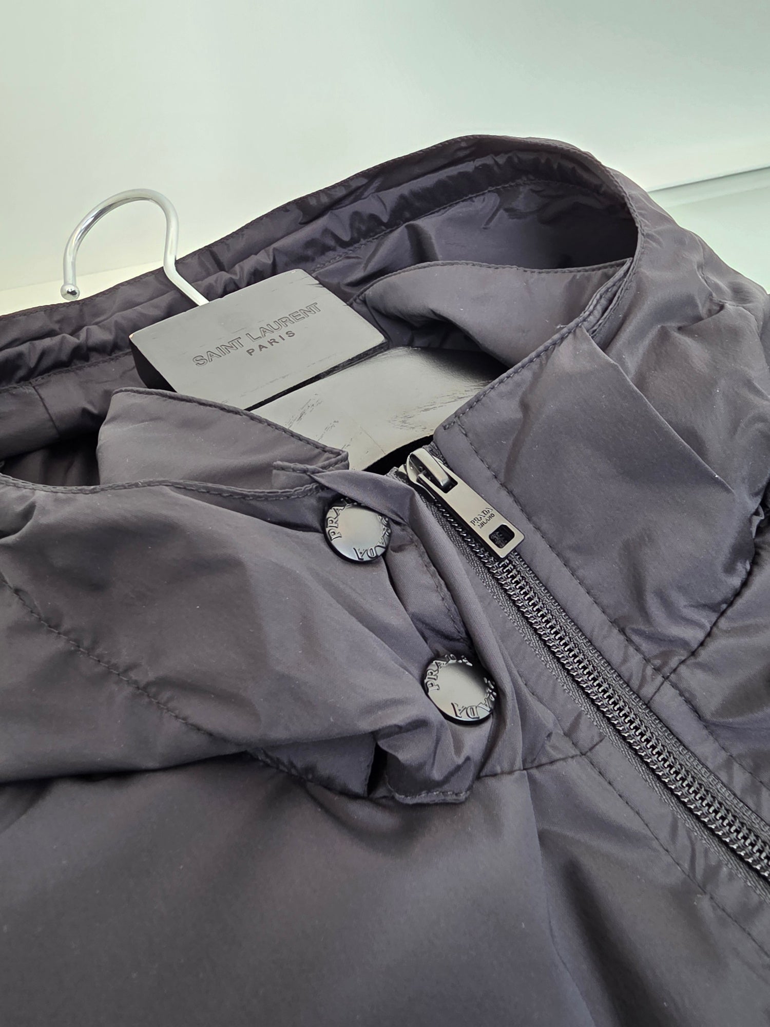 Black and Dark Blue Jacket