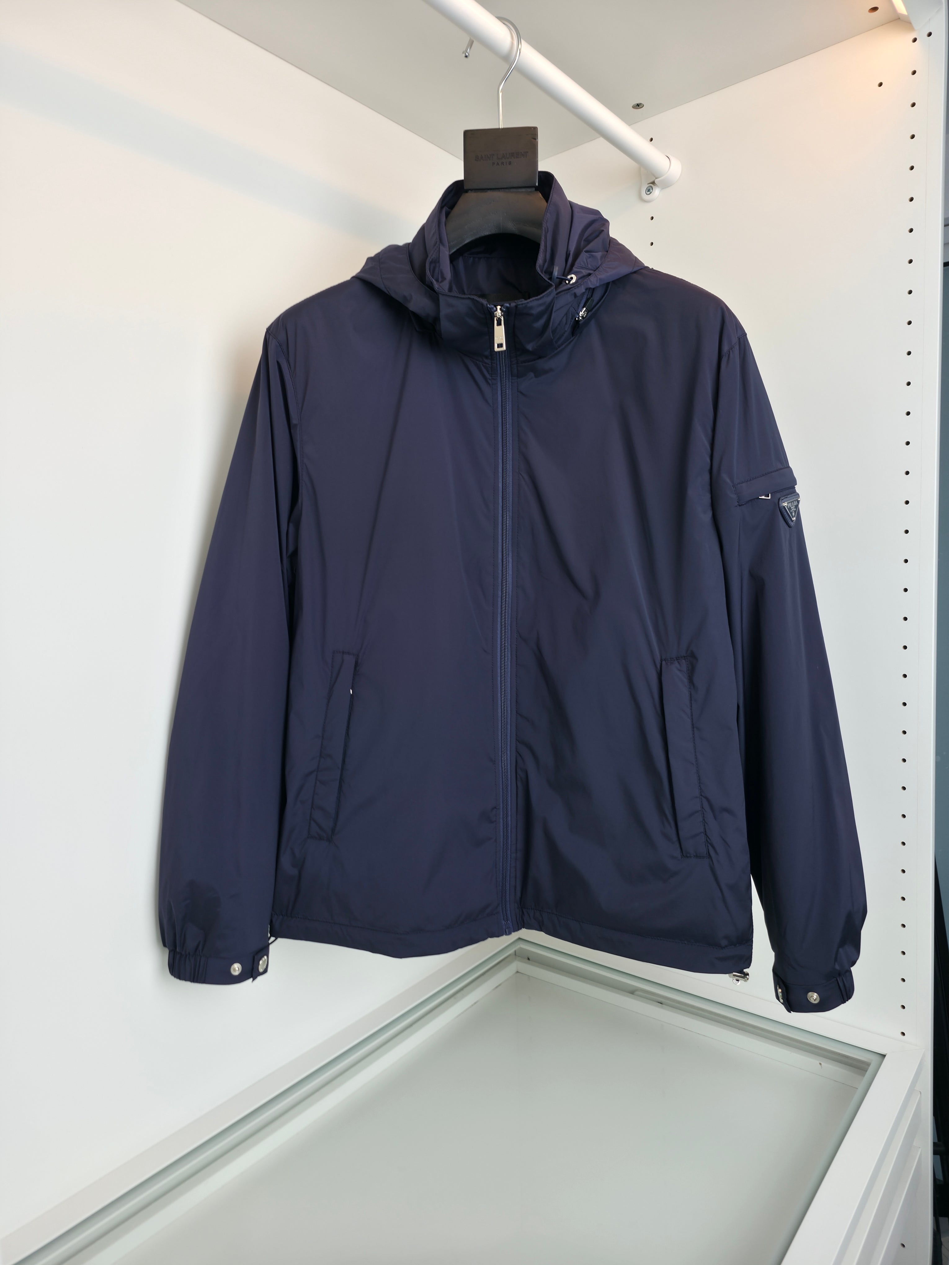 Black and Dark Blue Jacket