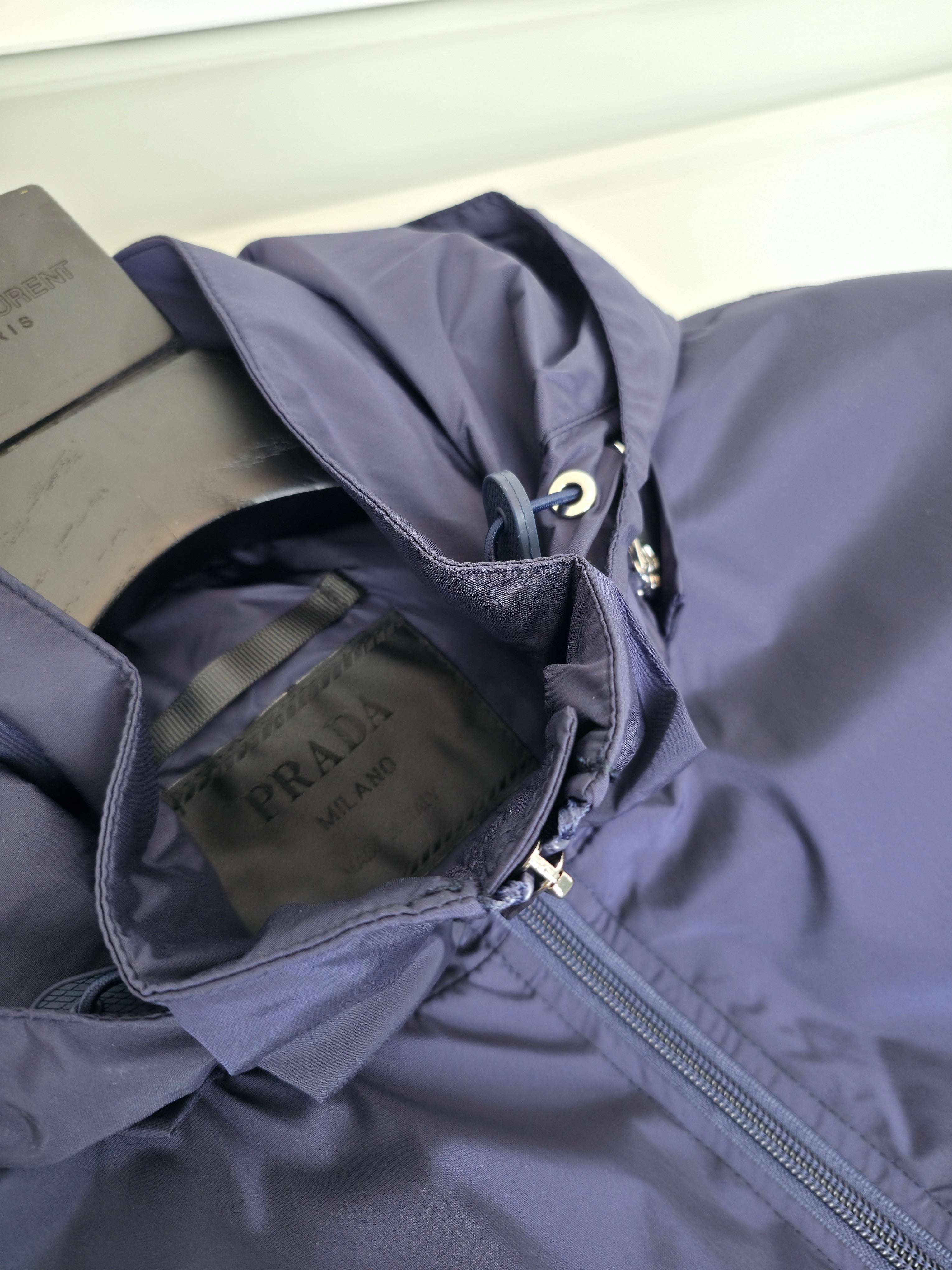 Black and Dark Blue Jacket