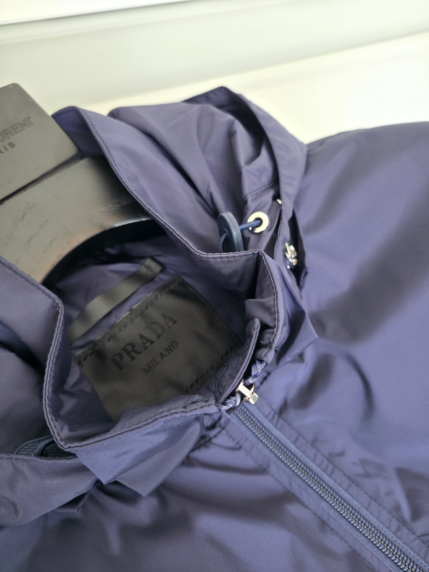 Black and Dark Blue Jacket