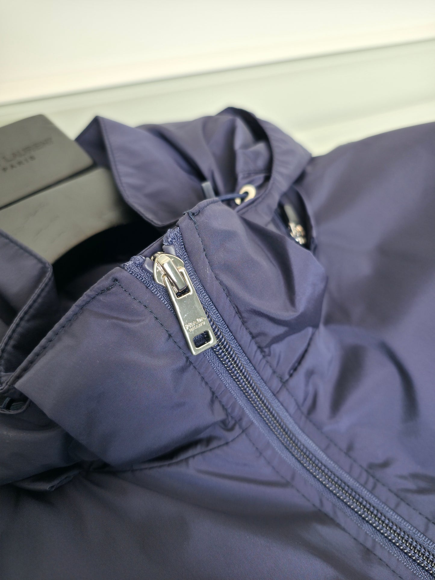 Black and Dark Blue Jacket