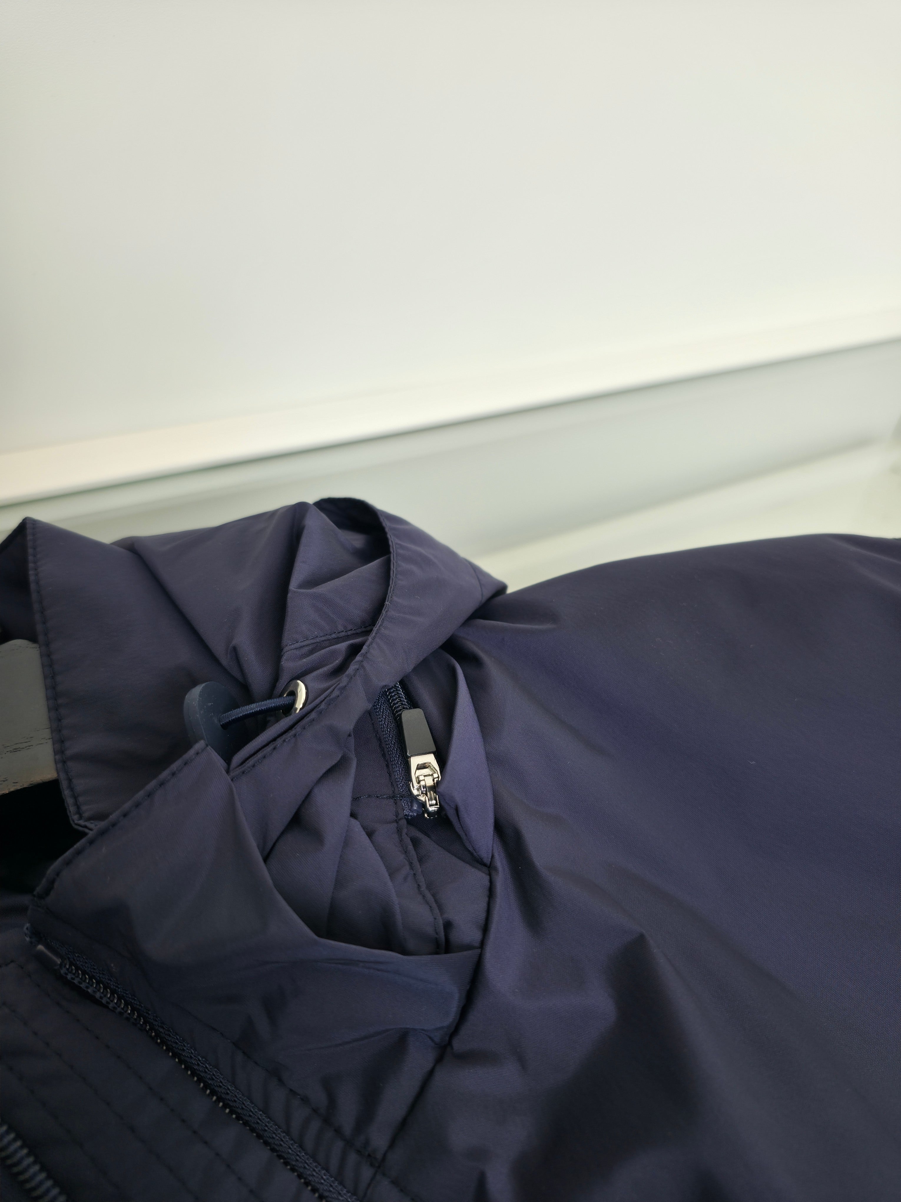 Black and Dark Blue Jacket