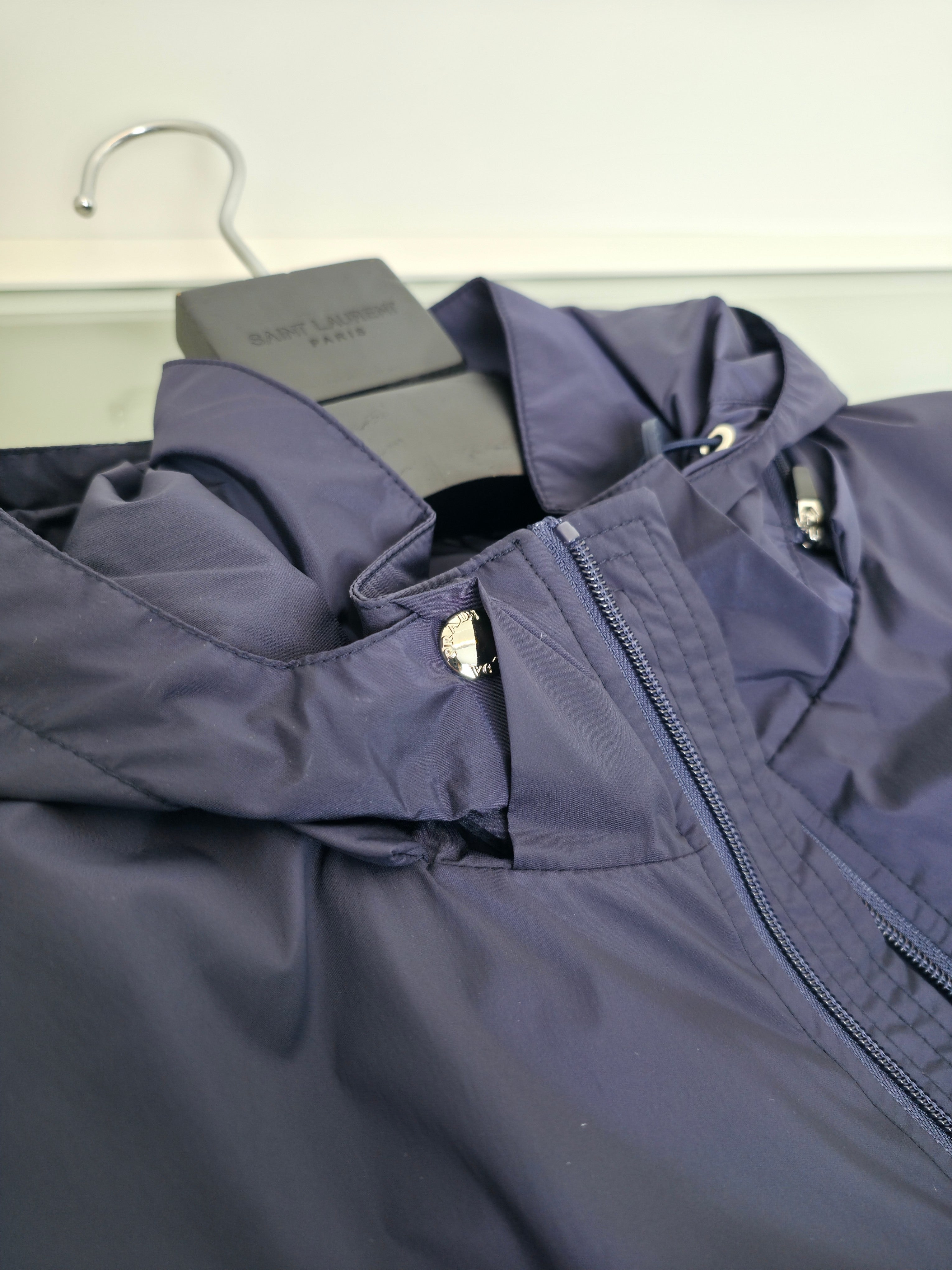 Black and Dark Blue Jacket