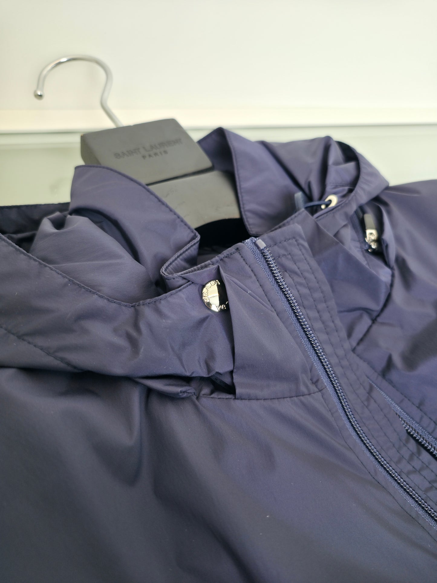 Black and Dark Blue Jacket