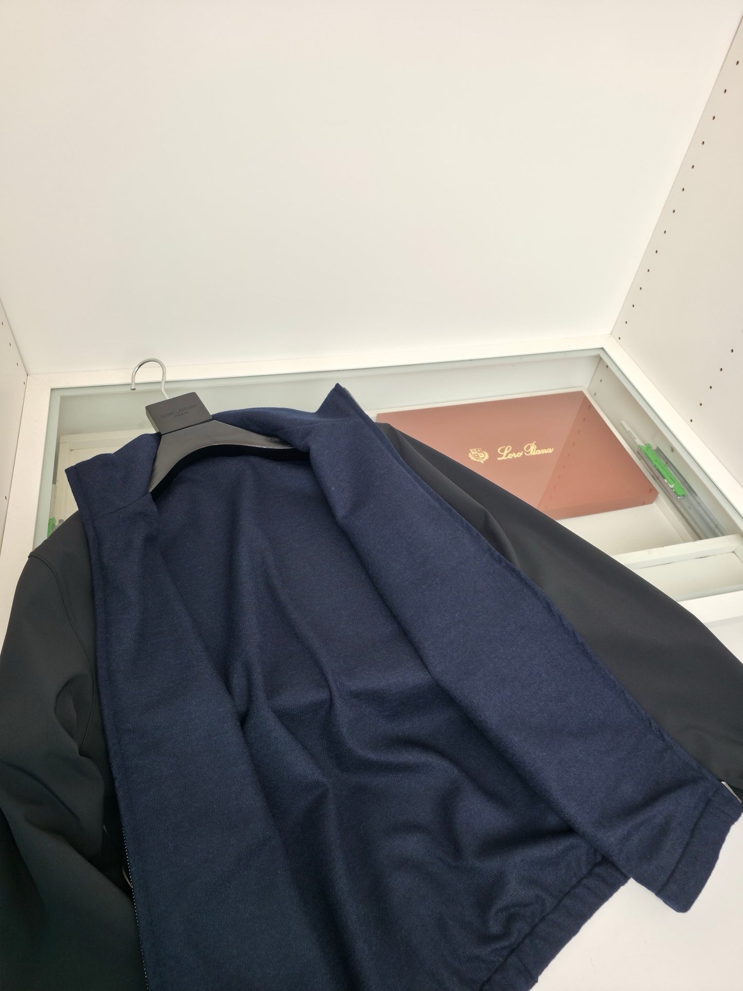 Black and Dark Blue Jacket