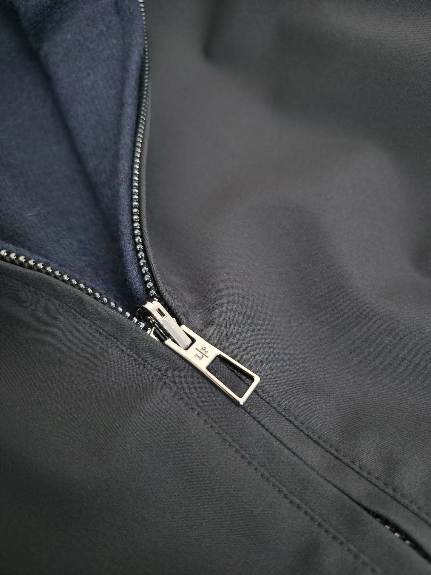 Black and Dark Blue Jacket