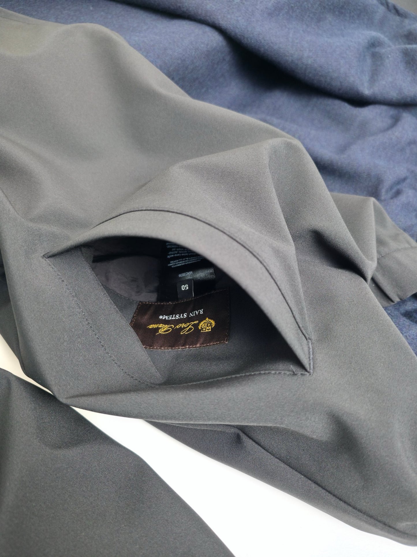 Black and Dark Blue Jacket