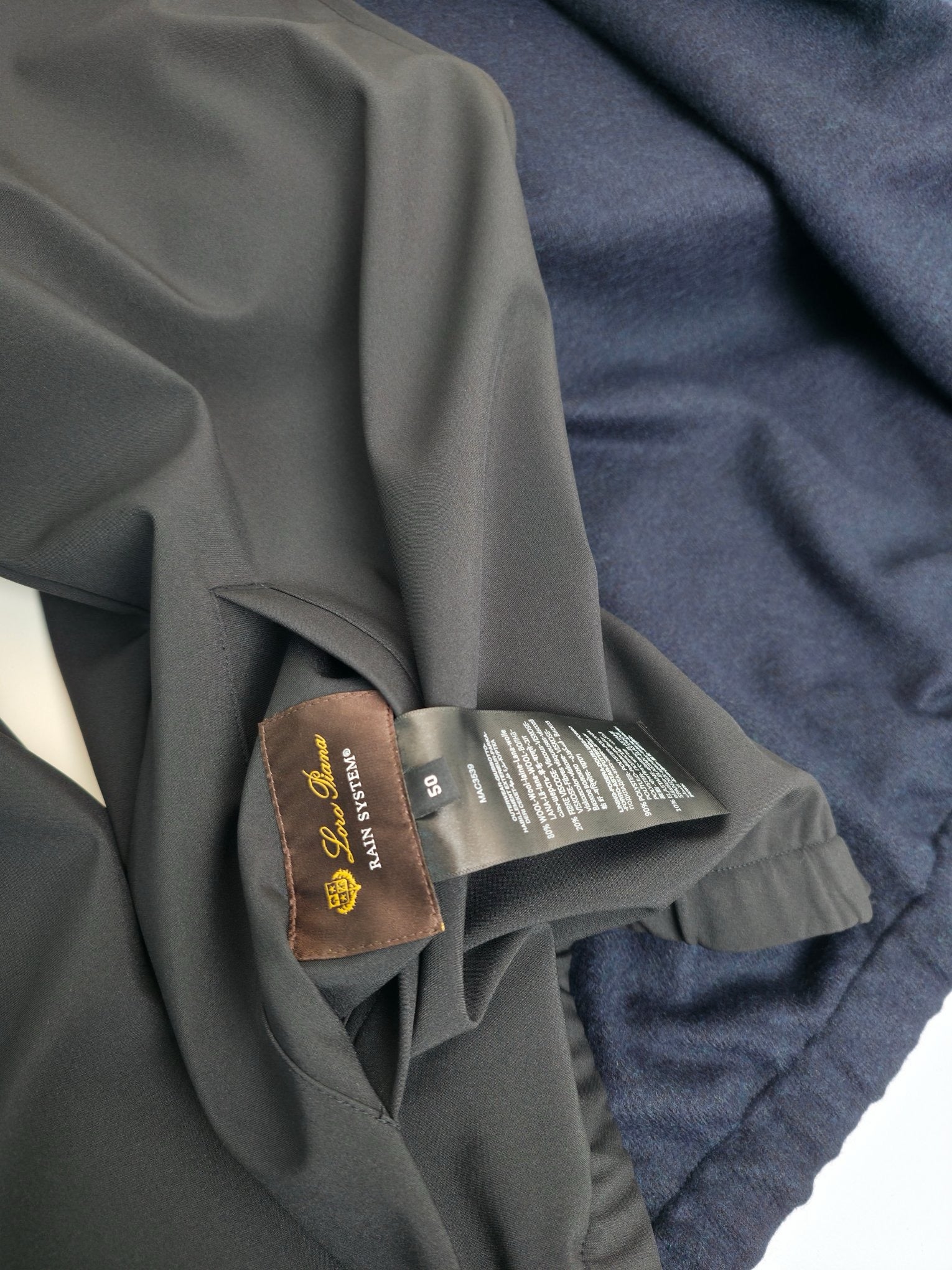 Black and Dark Blue Jacket