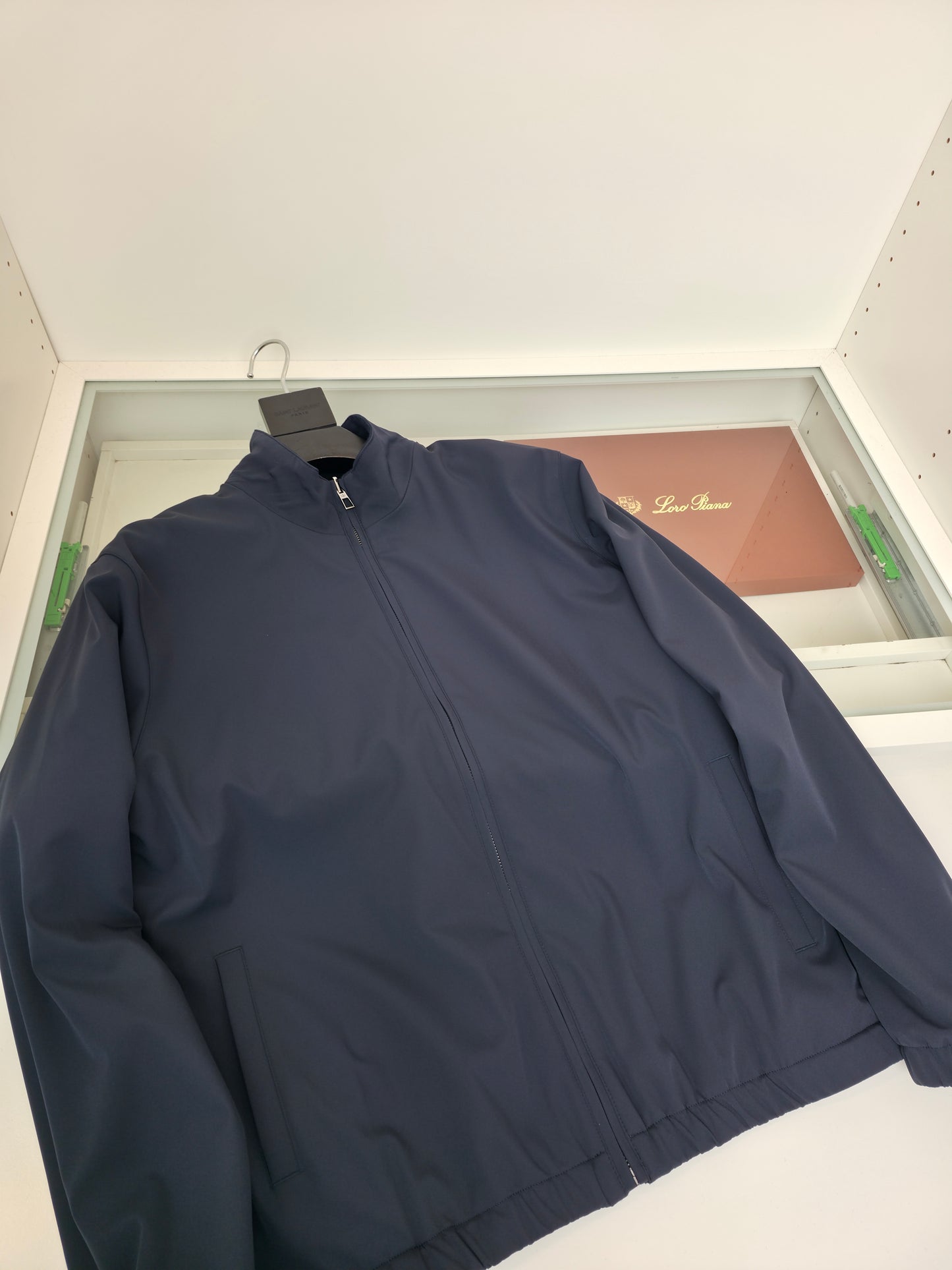 Black and Dark Blue Jacket