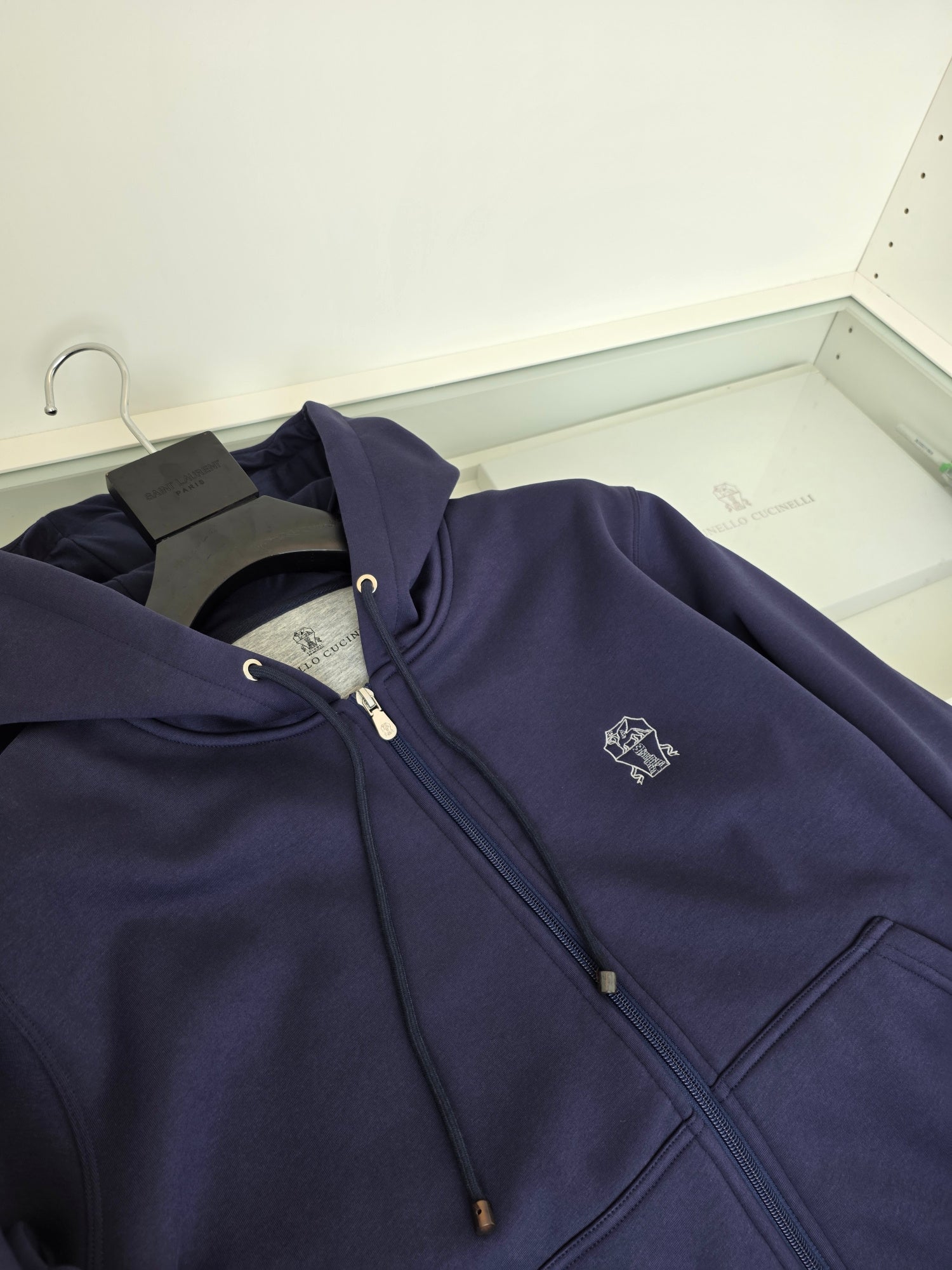 Dark Blue and Grey Jacket