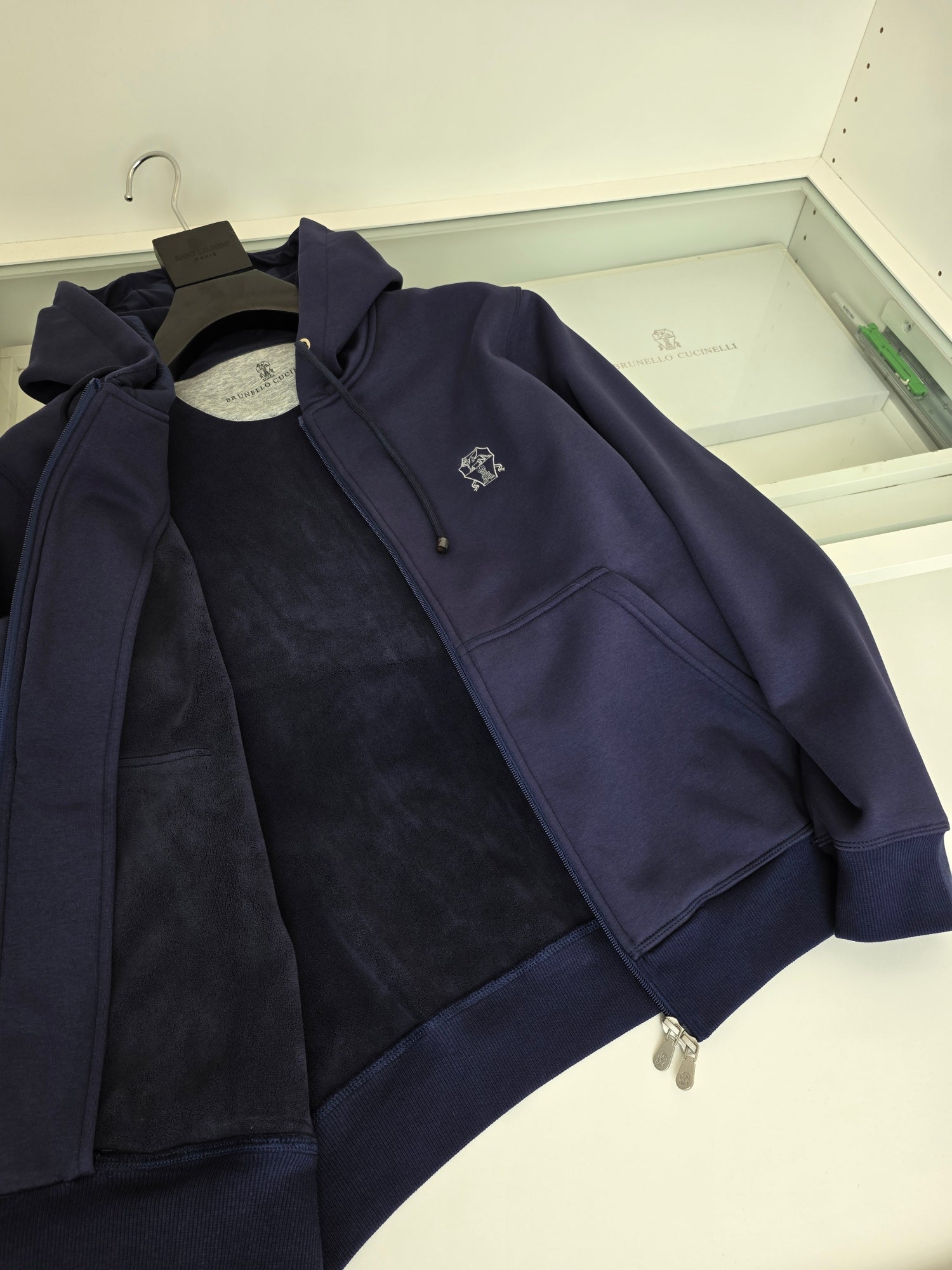 Dark Blue and Grey Jacket