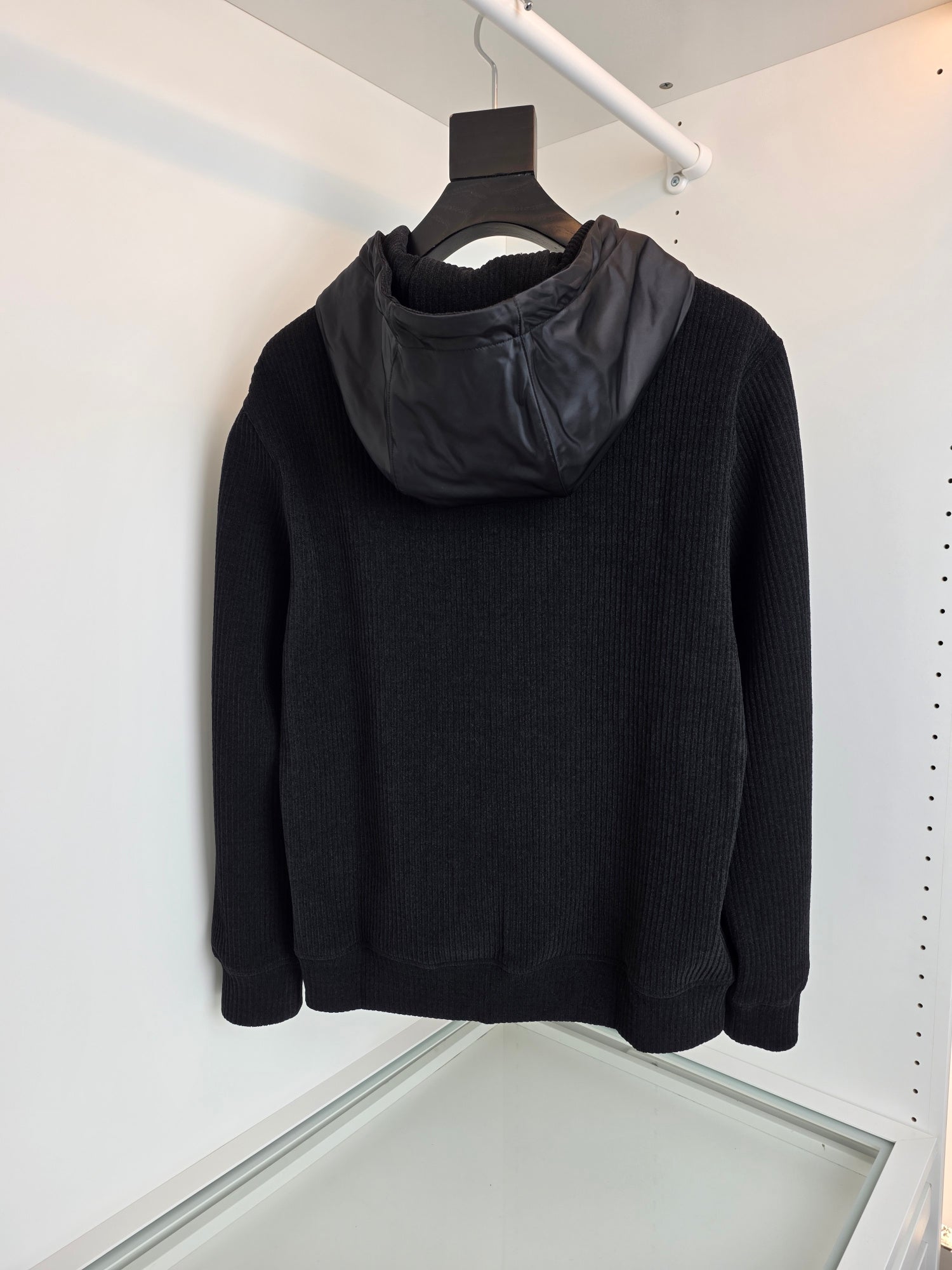 Dark Grey and Black Hoodie