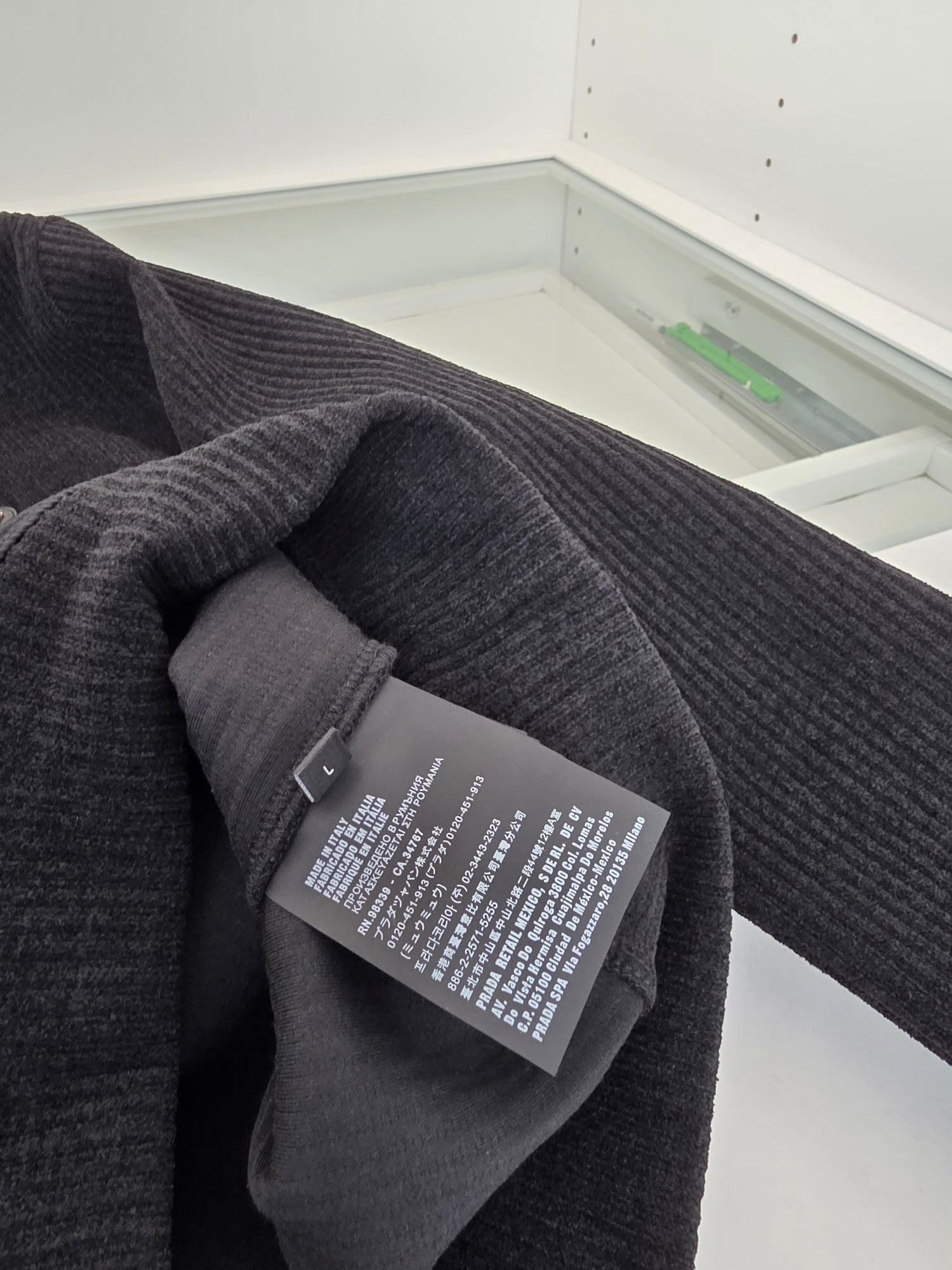 Dark Grey and Black Hoodie