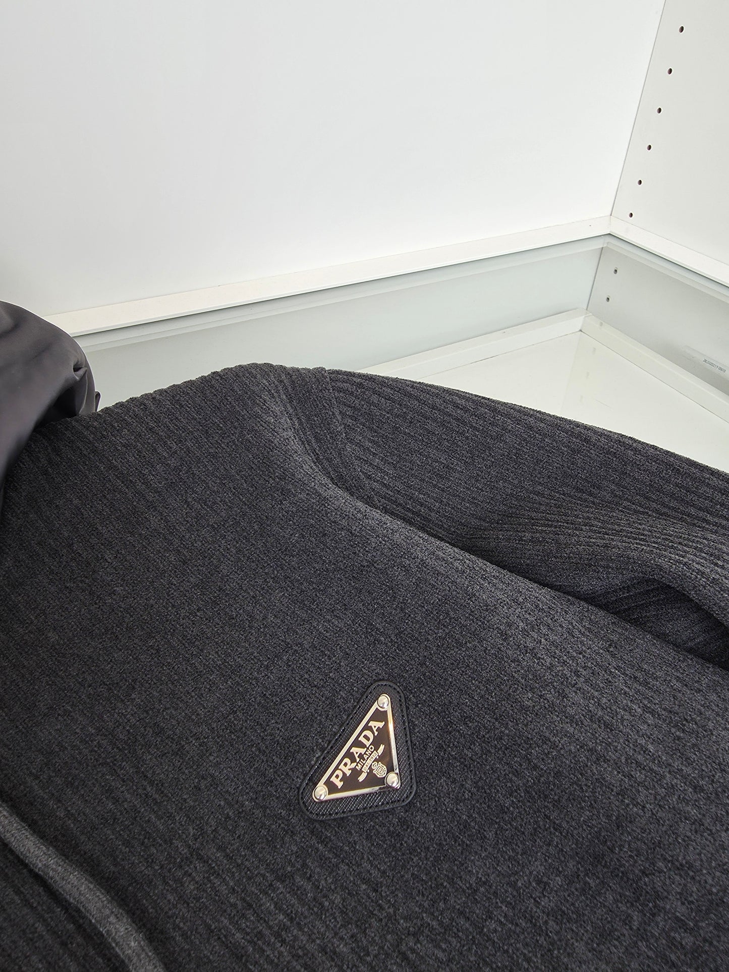 Dark Grey and Black Hoodie