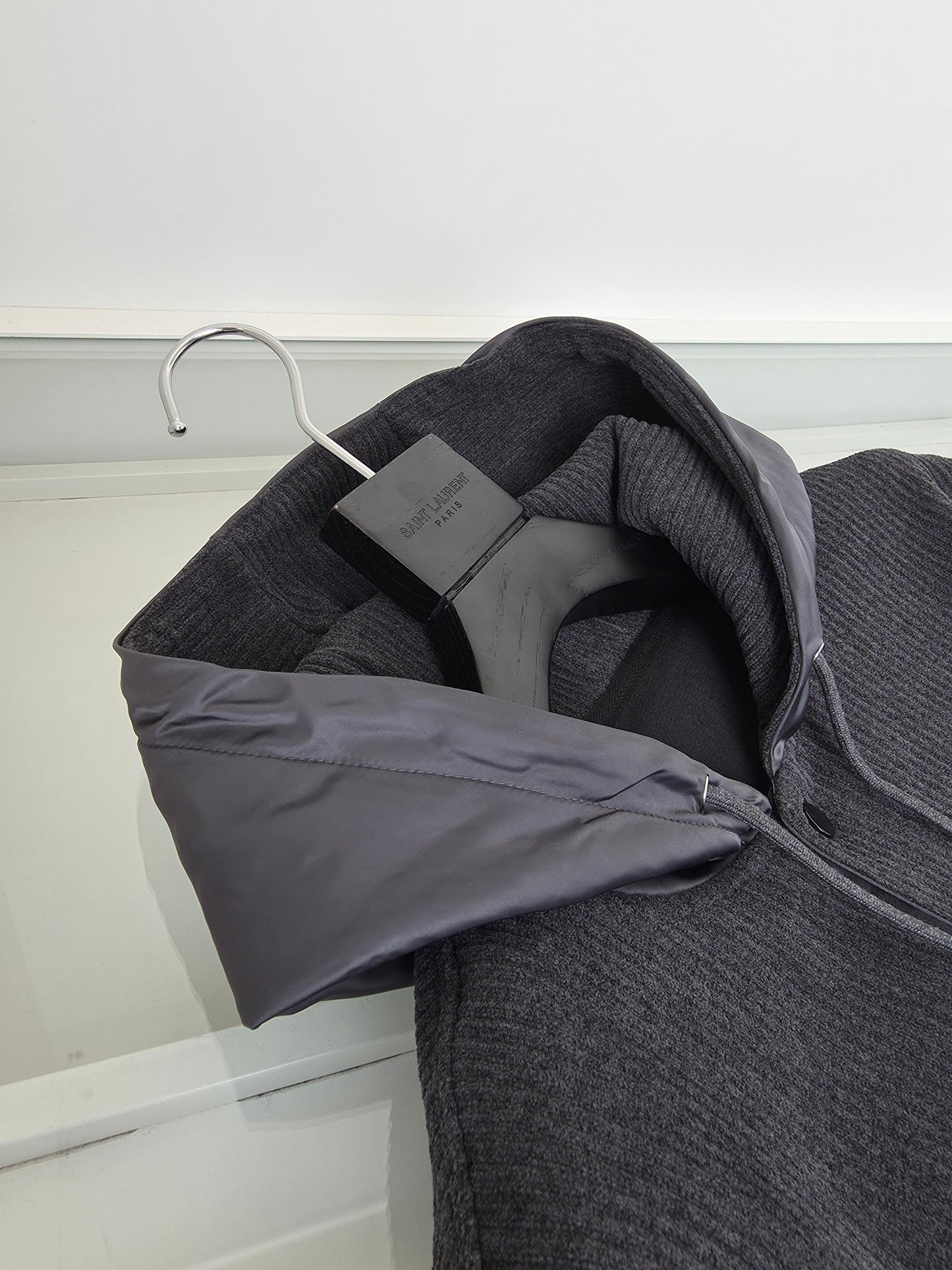 Dark Grey and Black Hoodie