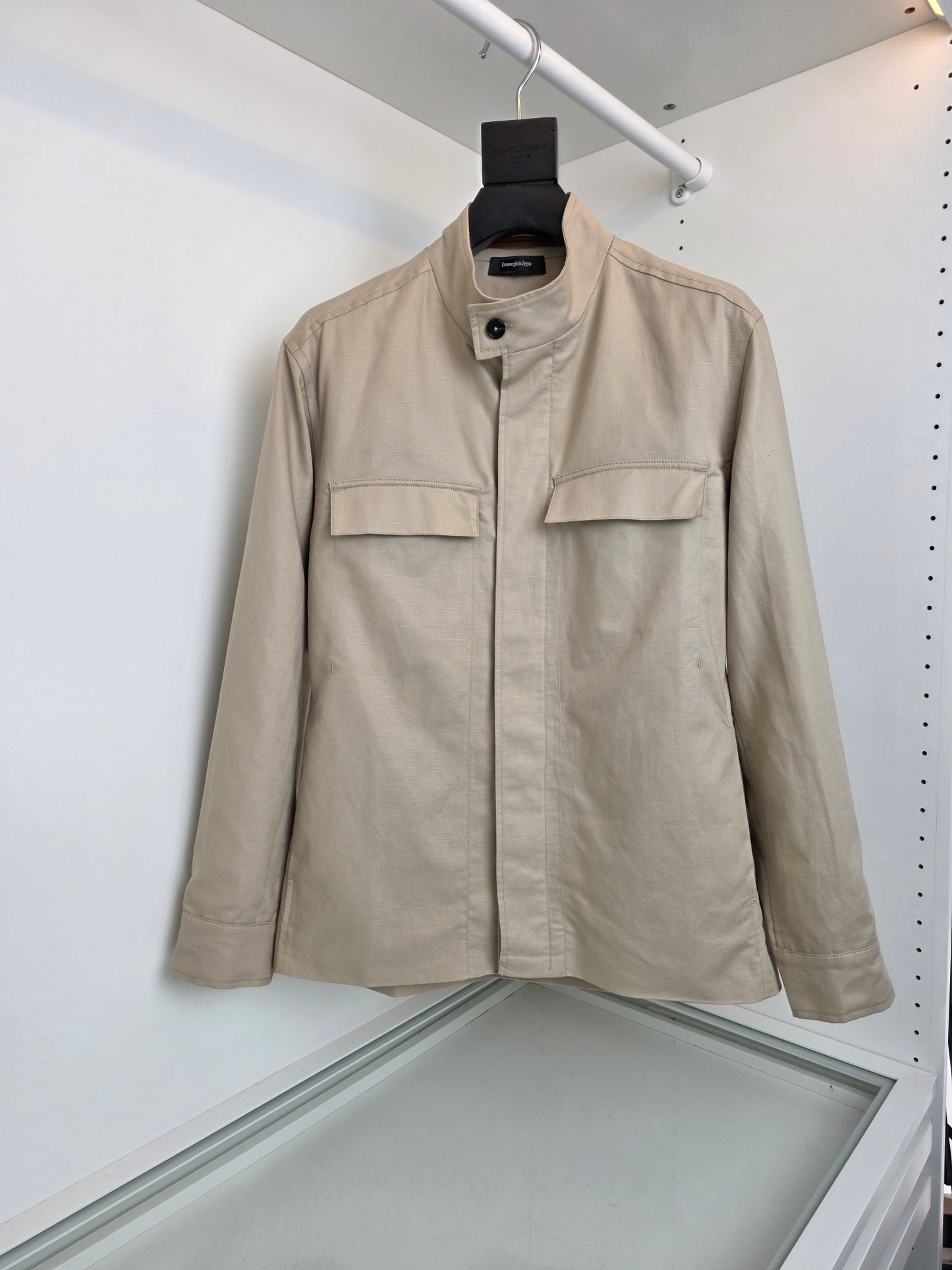 Dark Blue and Light Brown Jacket