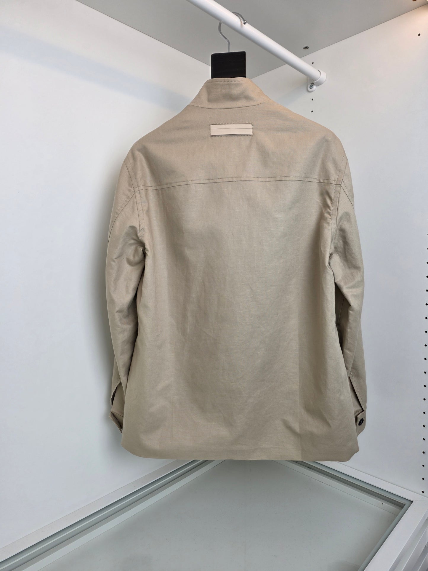 Dark Blue and Light Brown Jacket