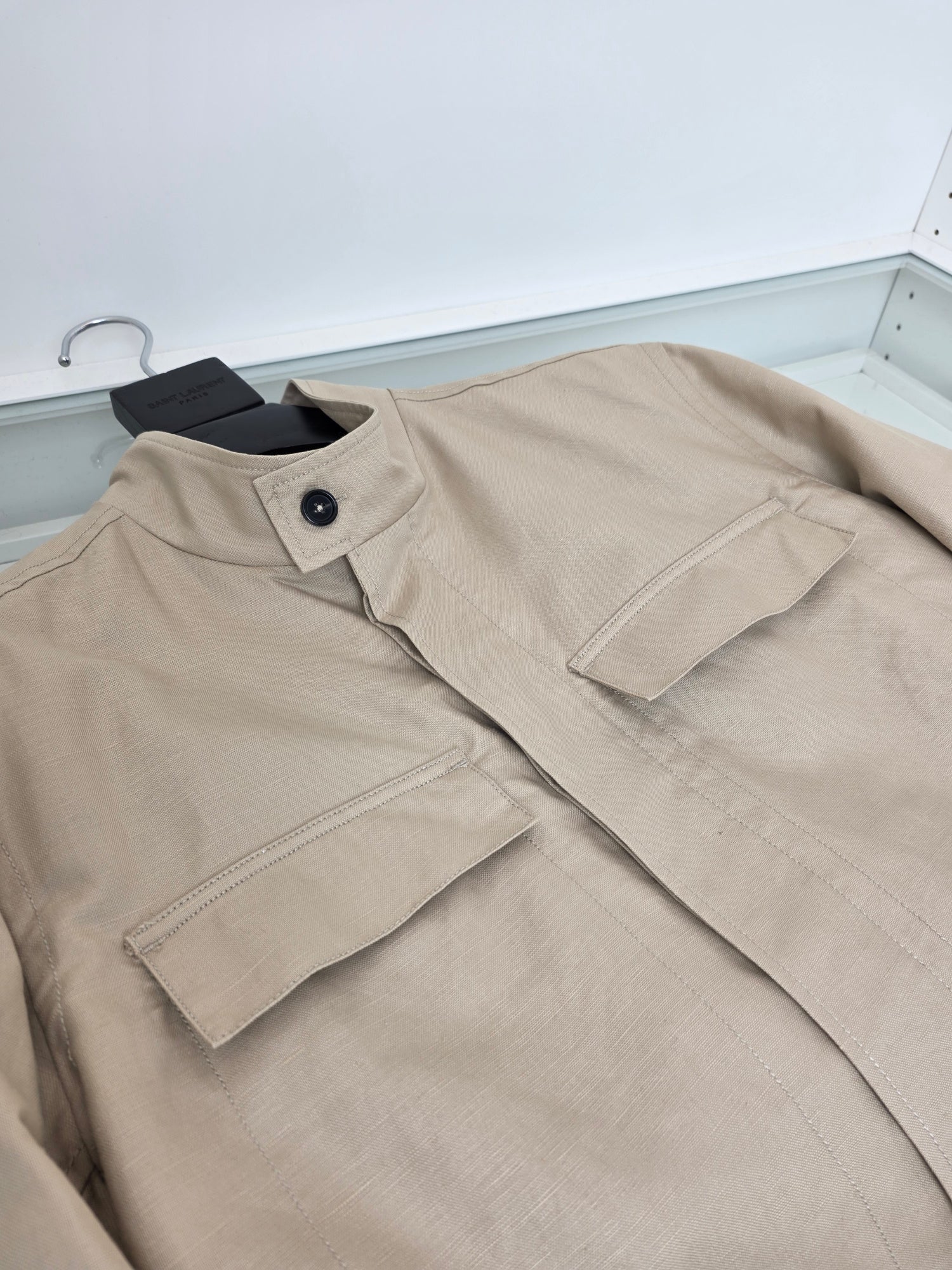 Dark Blue and Light Brown Jacket