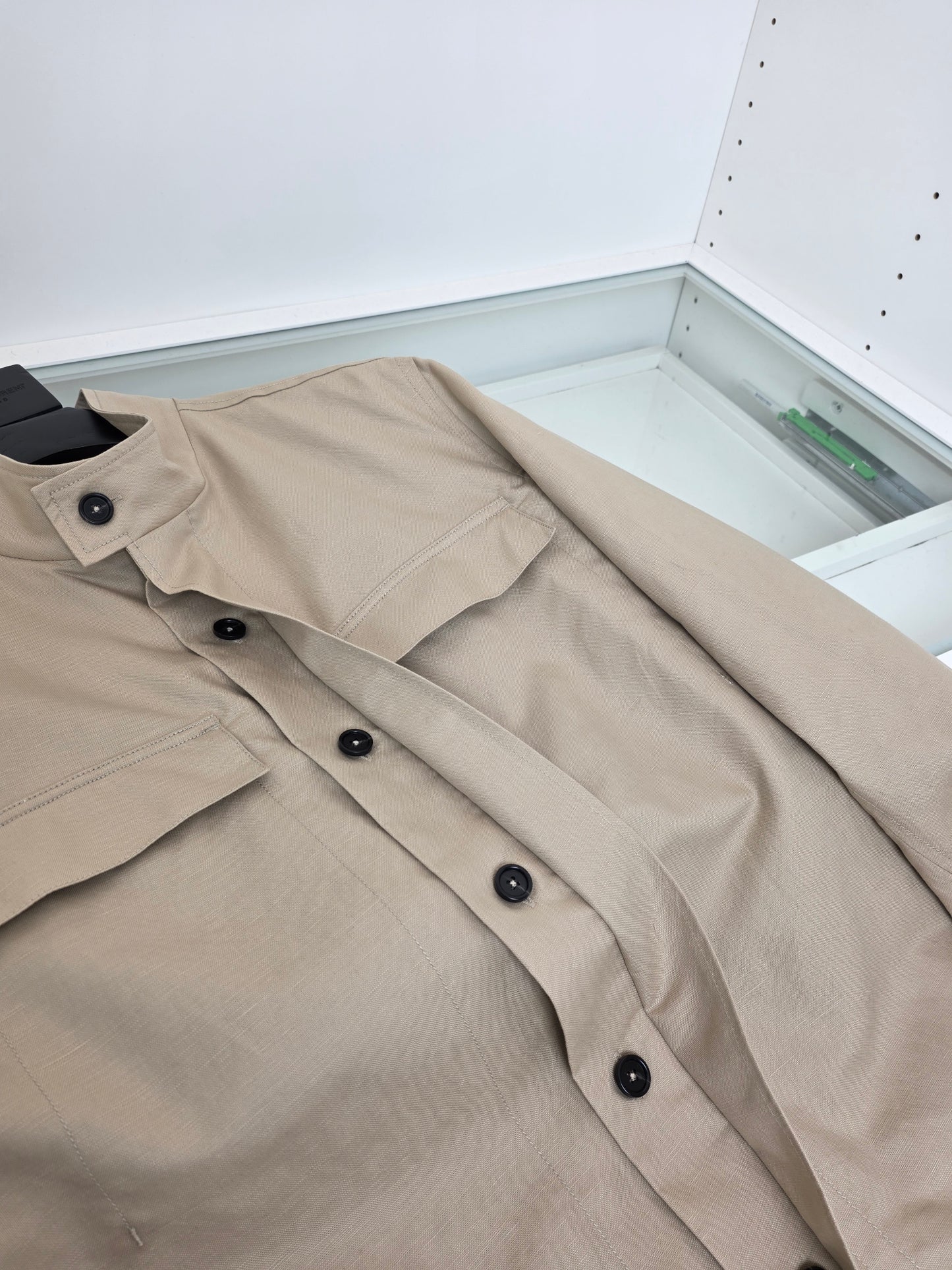 Dark Blue and Light Brown Jacket