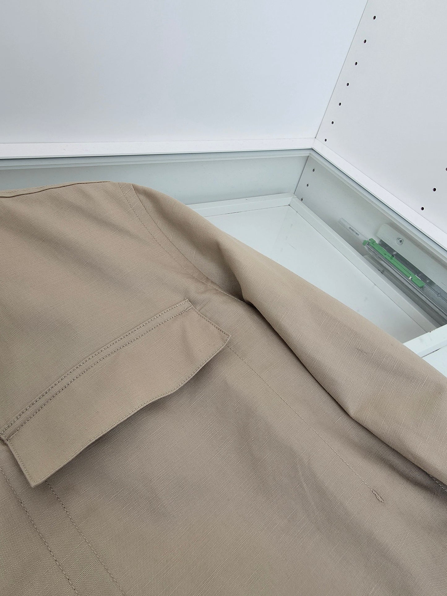 Dark Blue and Light Brown Jacket