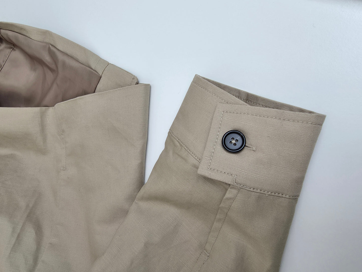 Dark Blue and Light Brown Jacket