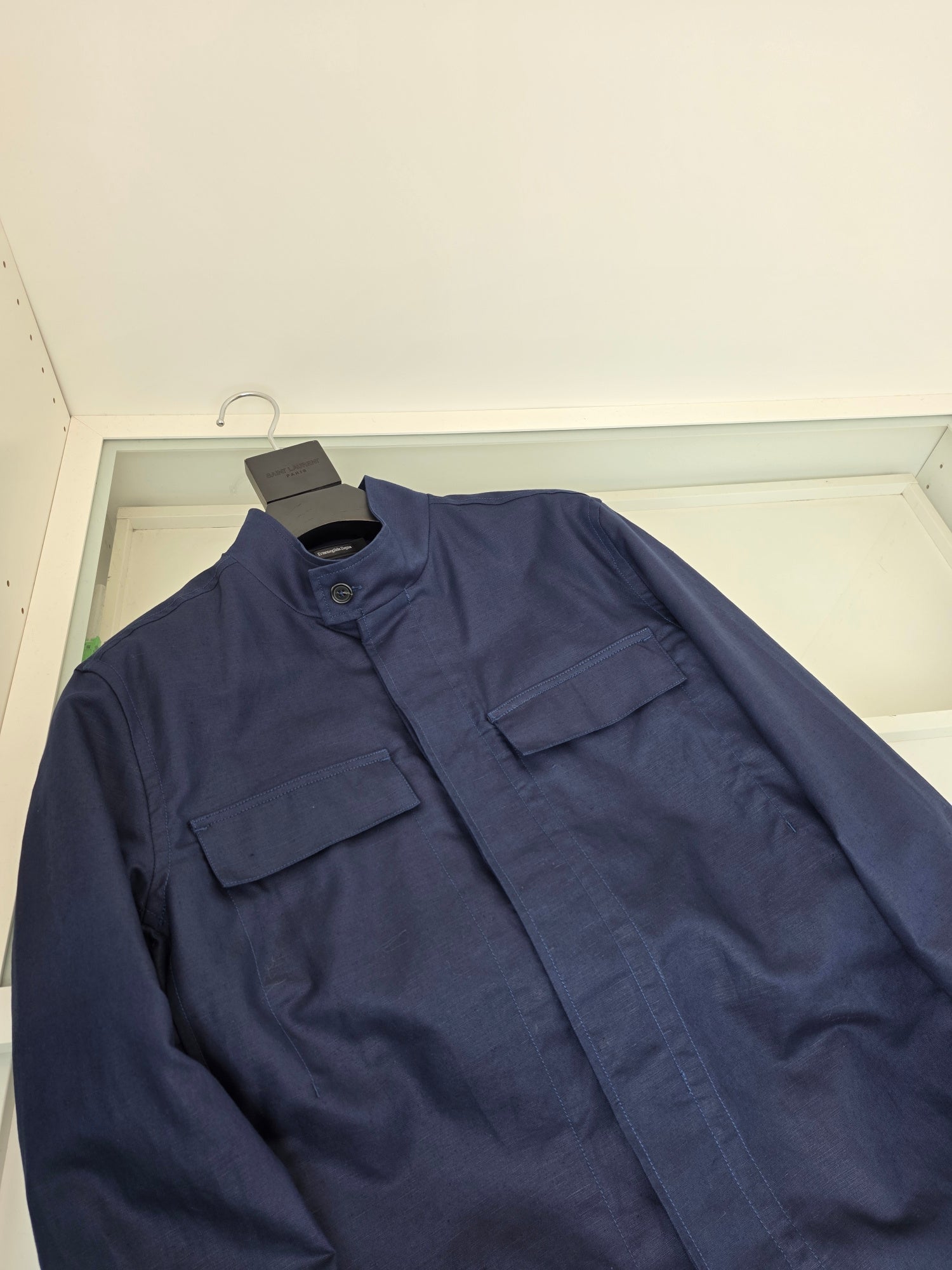 Dark Blue and Light Brown Jacket