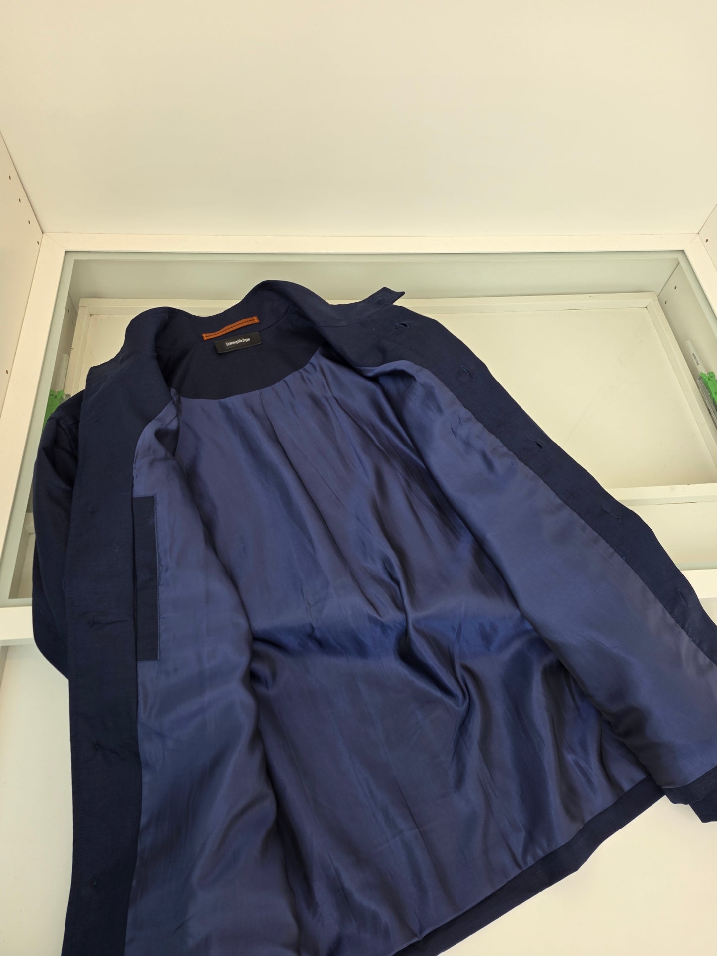 Dark Blue and Light Brown Jacket