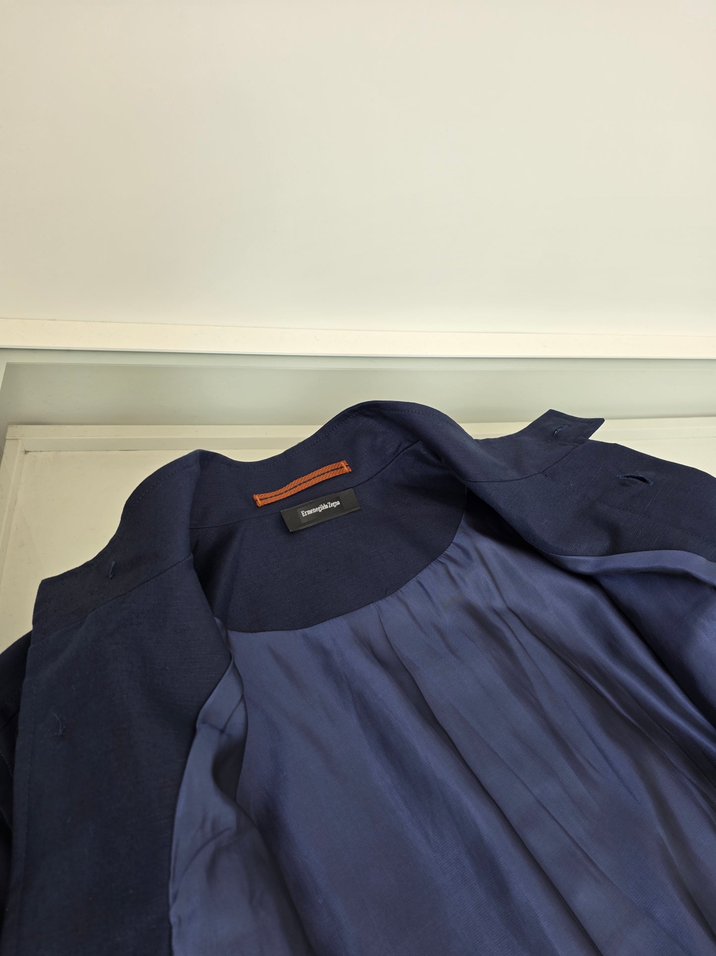 Dark Blue and Light Brown Jacket