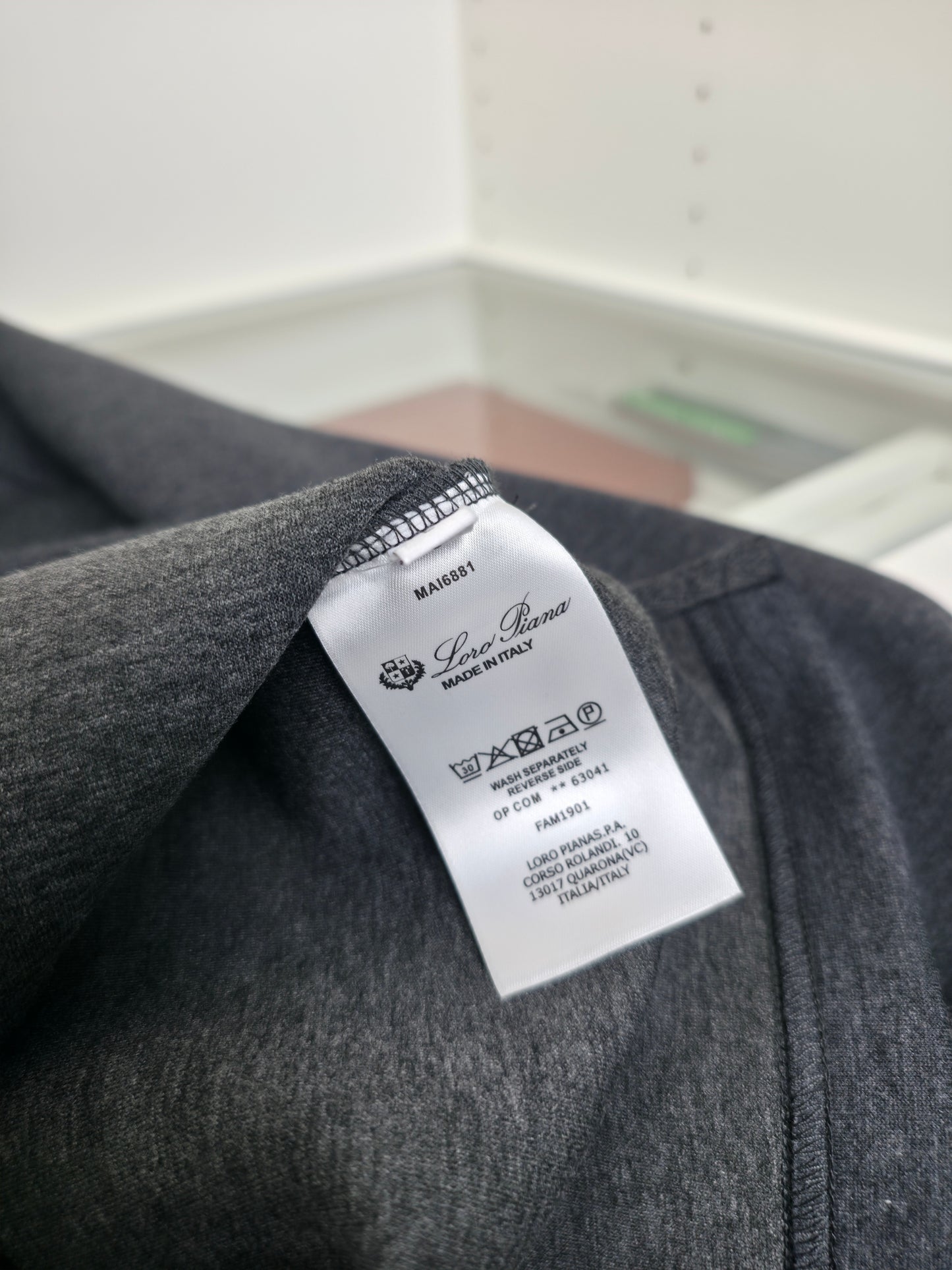 Black and Dark Grey Jersey