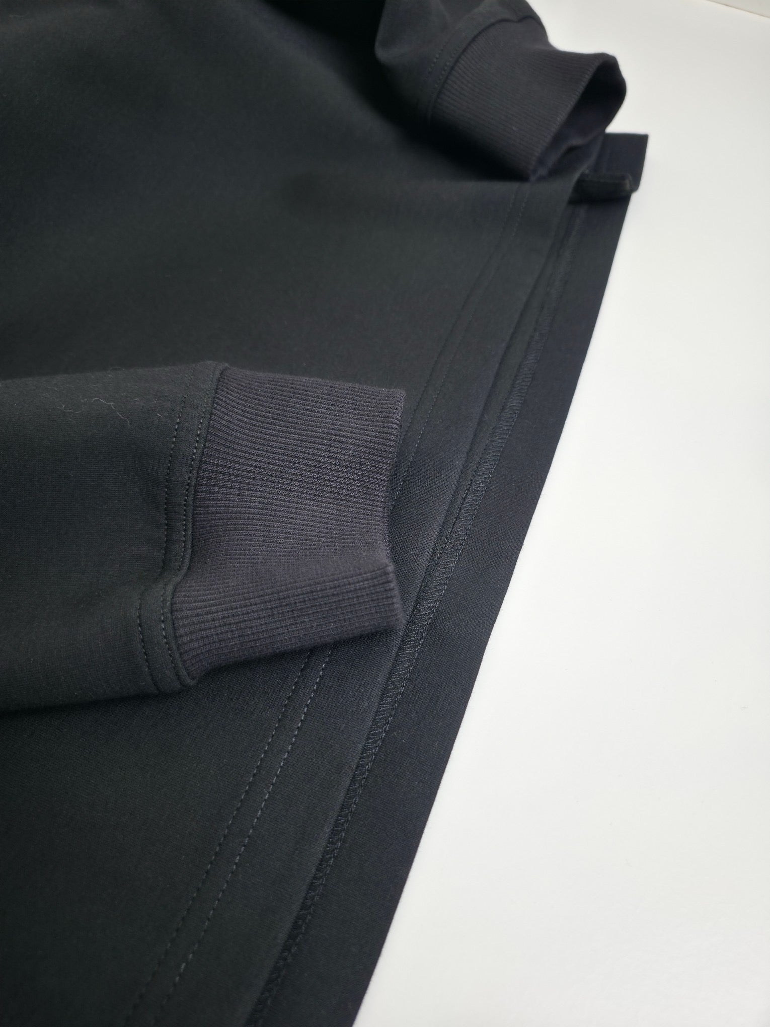 Black and Dark Grey Jersey