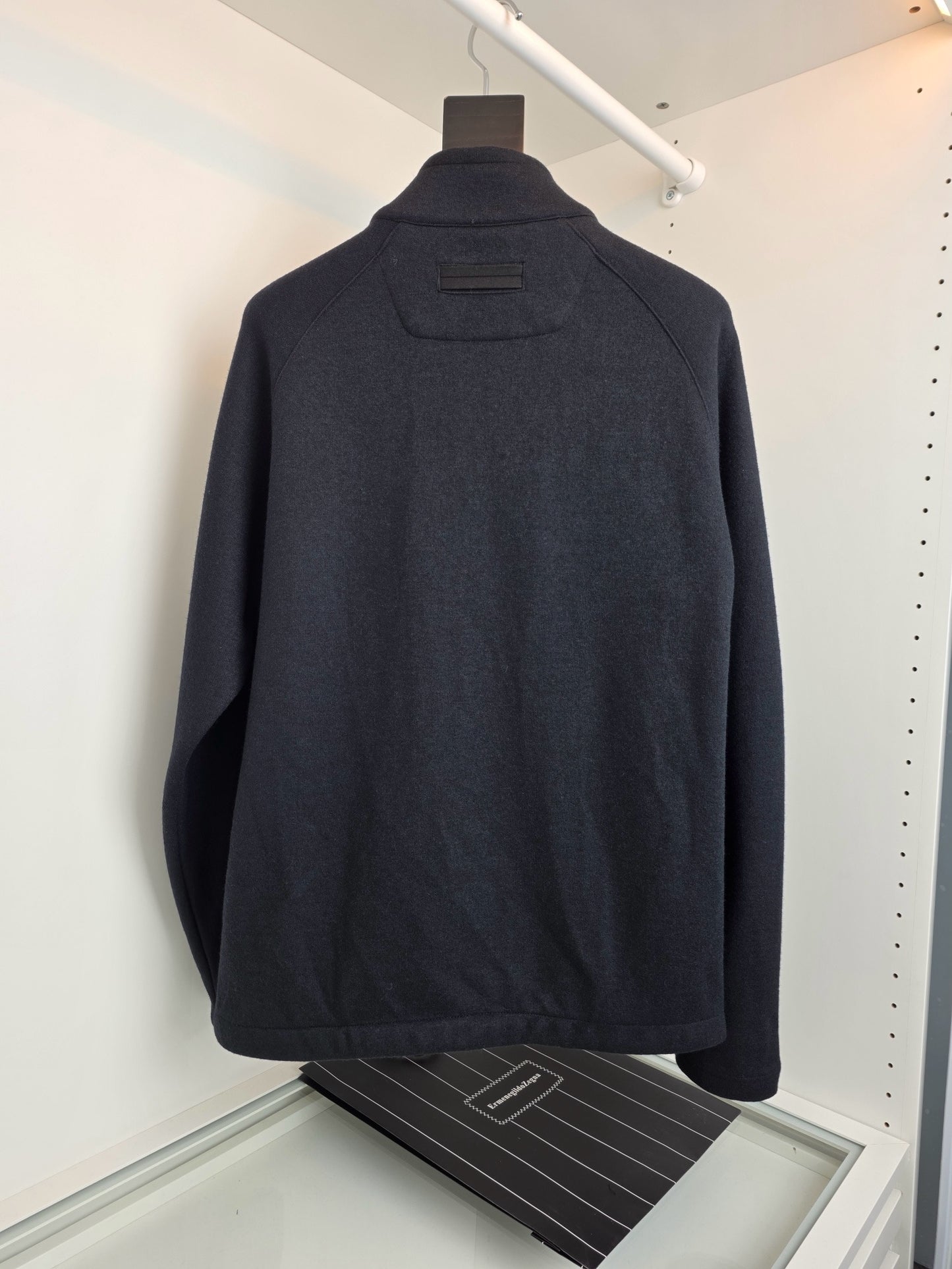 Black and Dark Blue Jacket