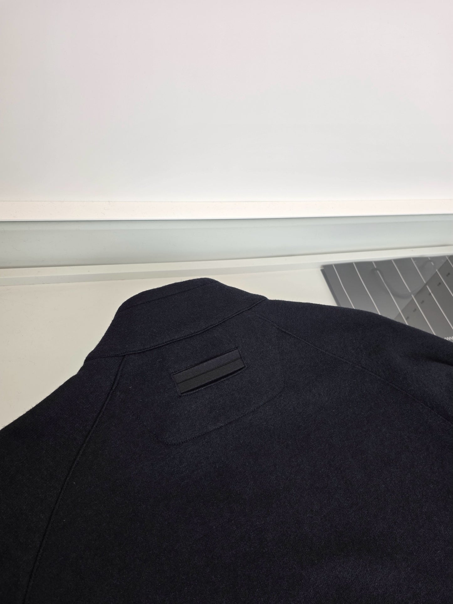 Black and Dark Blue Jacket