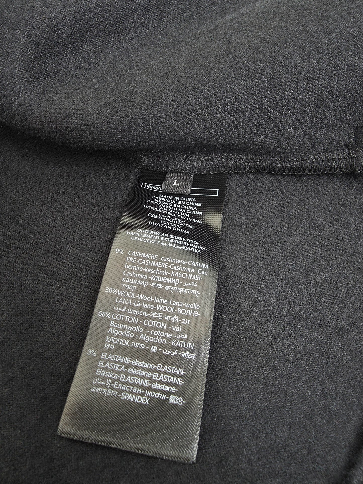 Black and Dark Blue Jacket