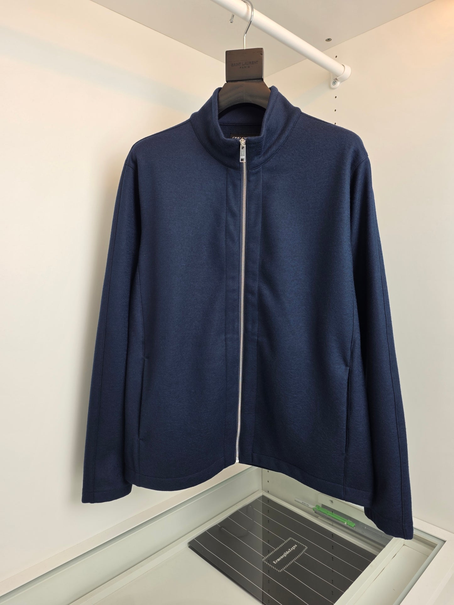 Black and Dark Blue Jacket