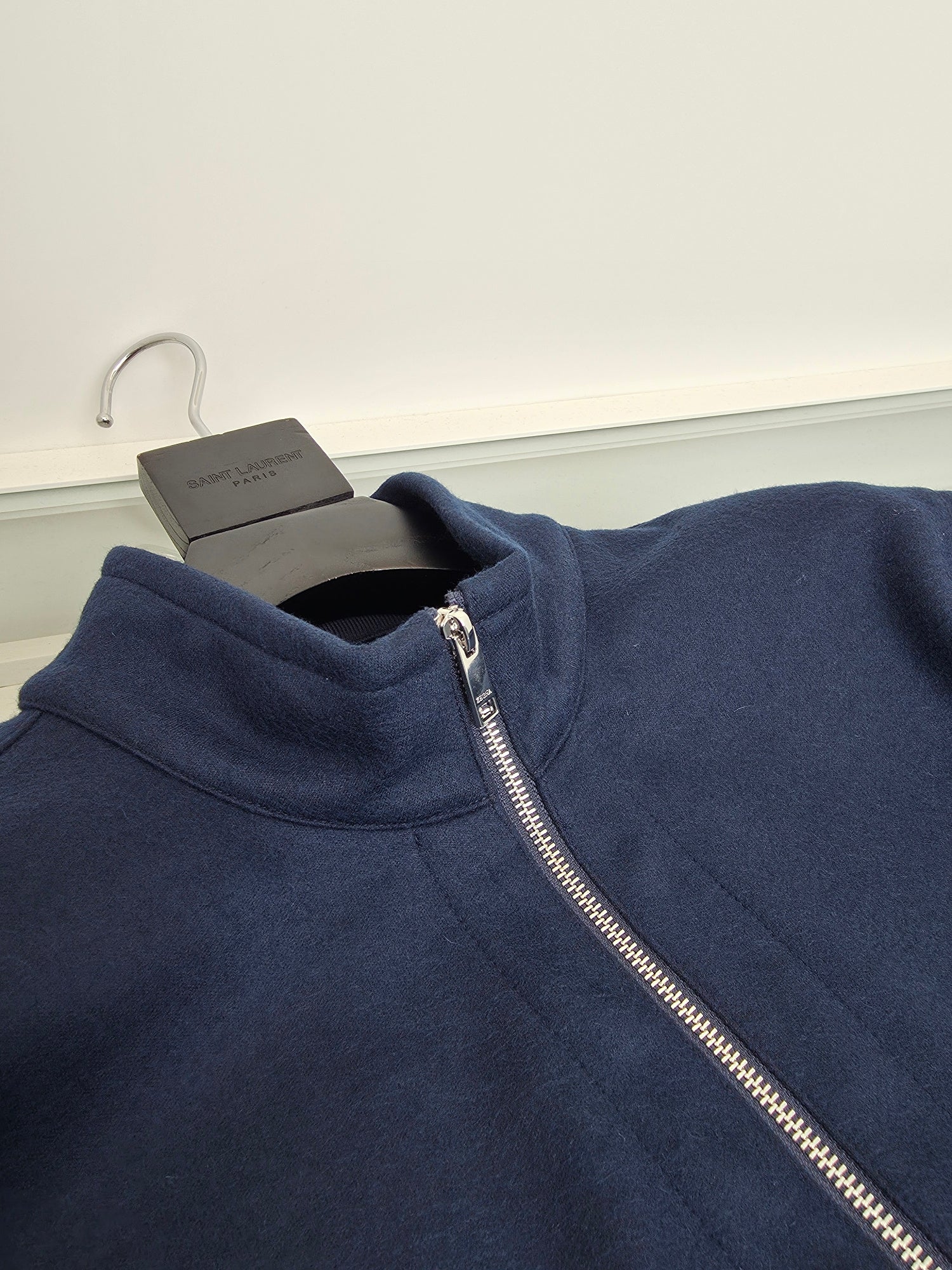 Black and Dark Blue Jacket