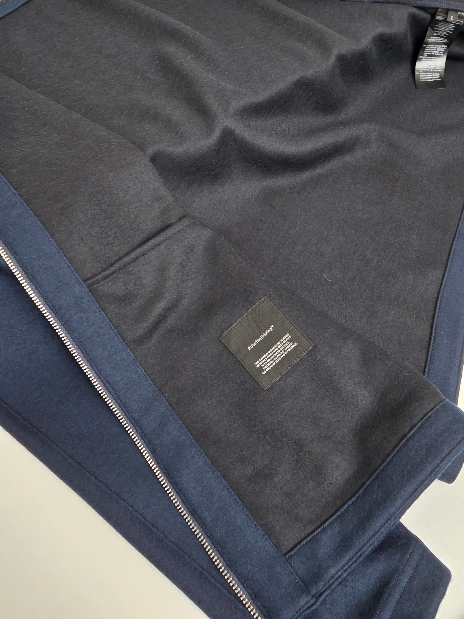 Black and Dark Blue Jacket