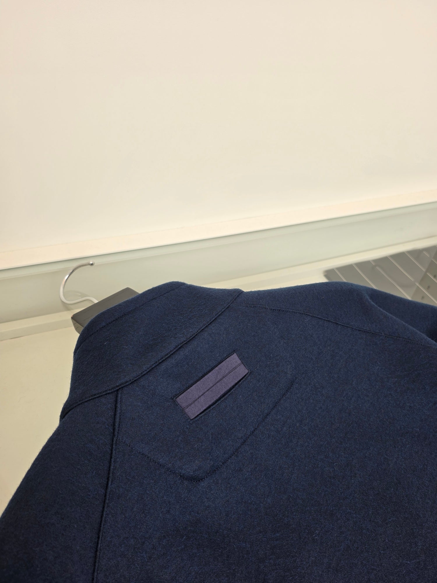 Black and Dark Blue Jacket